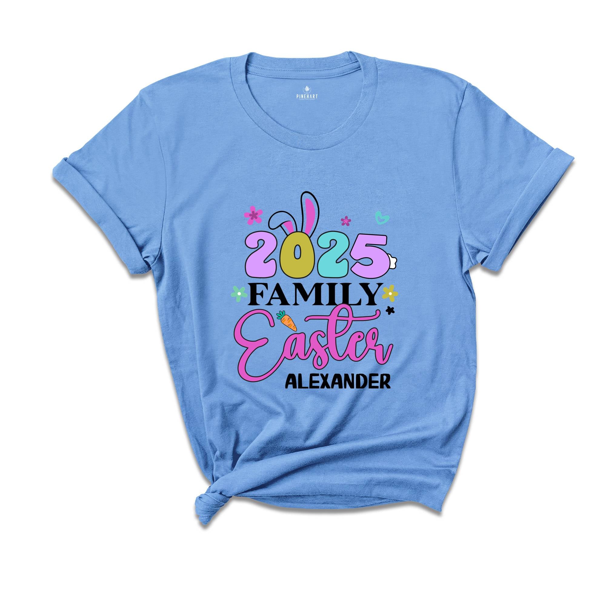 Custom Easter Family 2025 Shirt, Easter Family Shirt, 2025 Easter Shirt, Custom Easter Shirt, Easter Matching Shirt