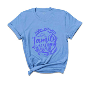 Custom Family Vacation Shirt, Personalized Gift, Family Trip Shirt, Vacation Shirts, Family Vacation, Family Beach Trip, Summer Vibes 2024