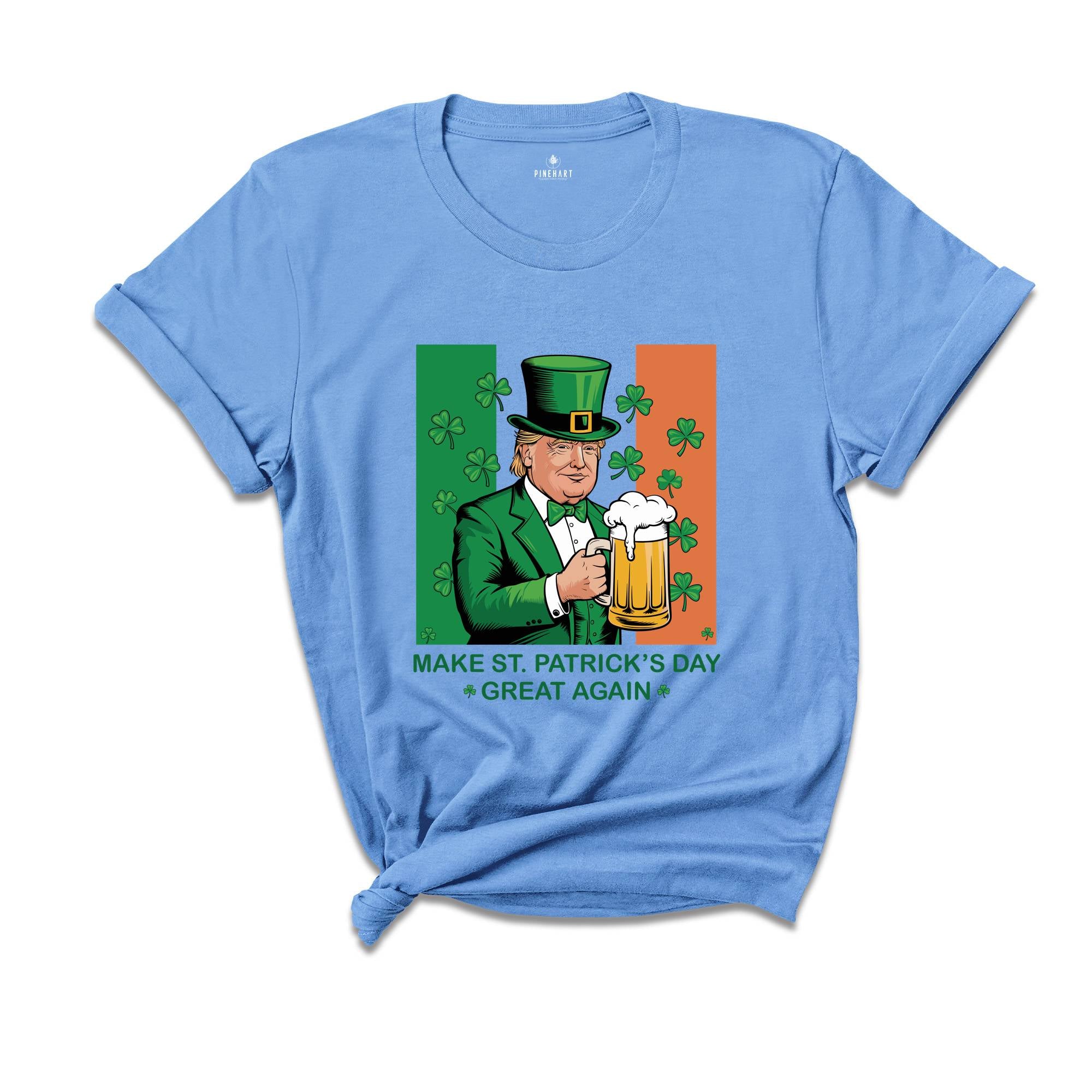 Make St. Patrick's Day Great Again Shirt, Donald Trump Shirt, Beer Shirt, Irish Day Shirt, Irish Trump Shirt, Funny St. Patty's Day Tee