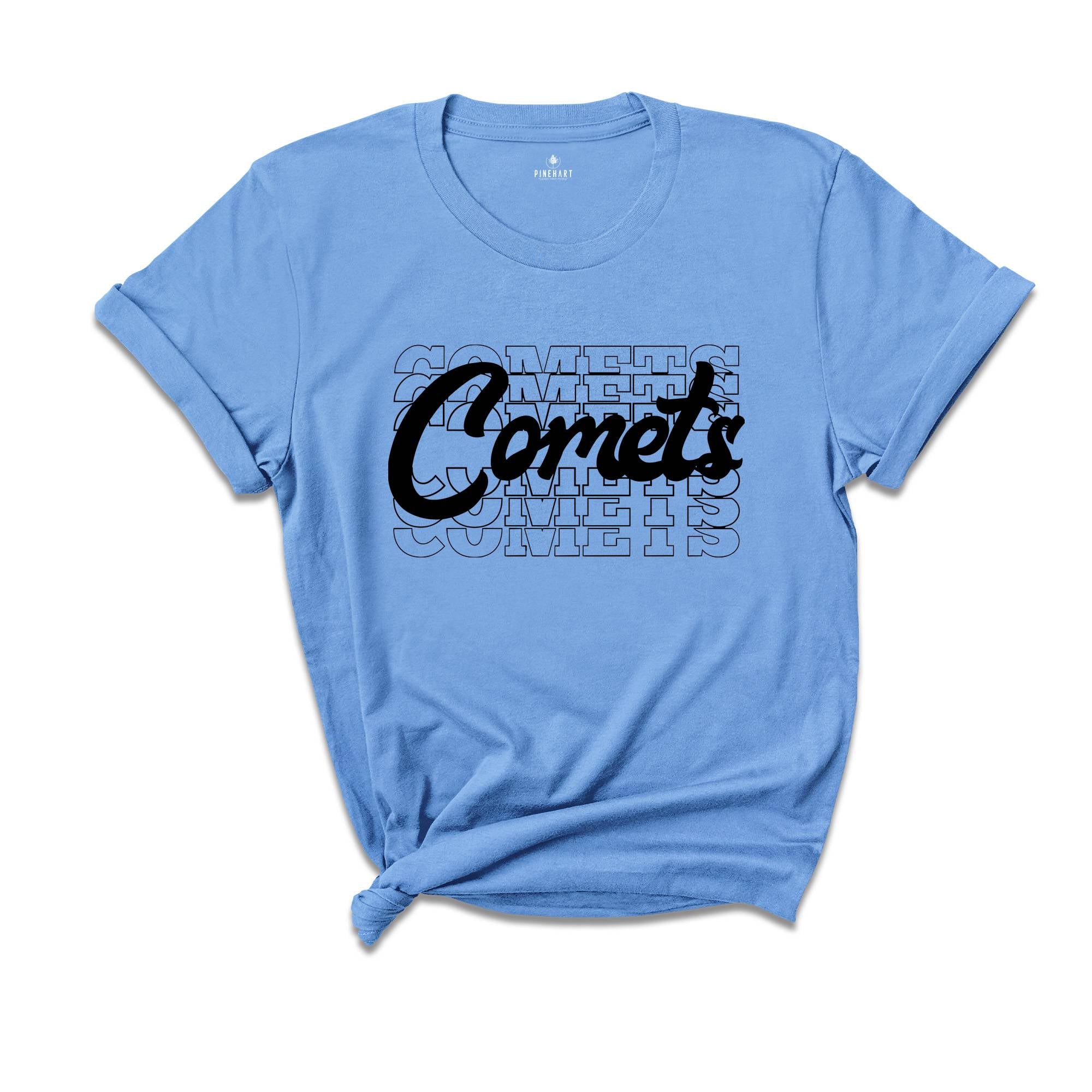 Team Mascot Shirt, Comets Team Shirt, Comets Team Spirit Shirt, Comets Fan Shirt, Comets School Shirt, Comets School Spirit