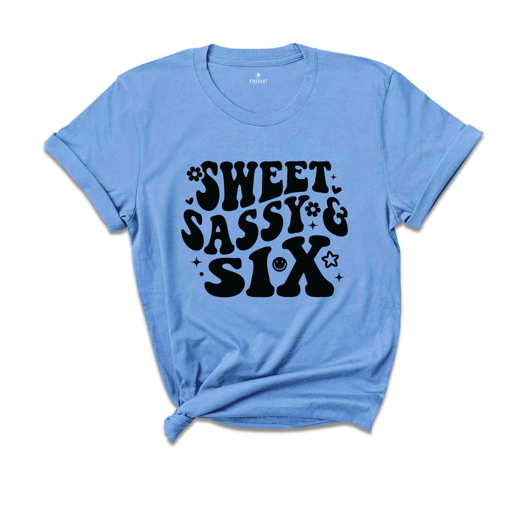 Sweet Sassy Six Shirt, Birthday Girl Shirt, Cute Birthday Shirt, Tie Dye Shirt, Birthday Party Shirt Girl, Birthday Gift, Kids Tshirt