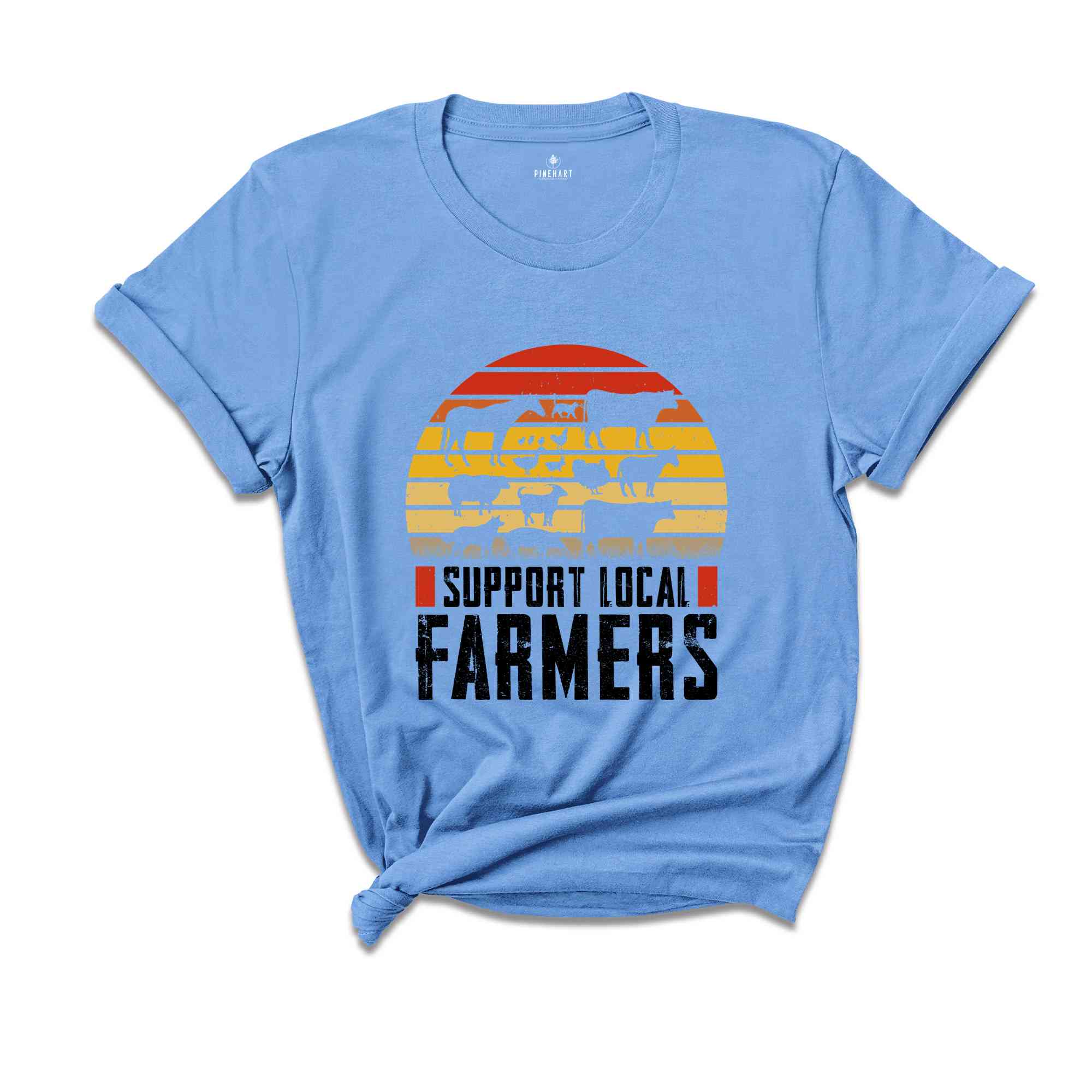 Support Local Farmers Shirt, Farm Shirt, Farmer Gift, Small Town, Farmer Shirt, Farm Life Shirt, Country Shirt, Farmers Support Tee