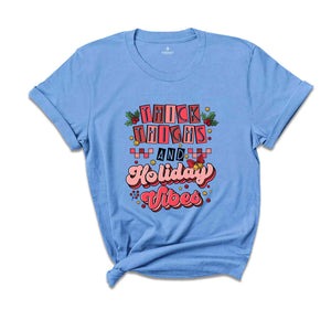 Thick Thighs And Holiday Vibes Shirt, Christmas Party Shirt, Cute Christmas Shirt, Funny Christmas Shirt, Holiday Shirt, Christmas Gift