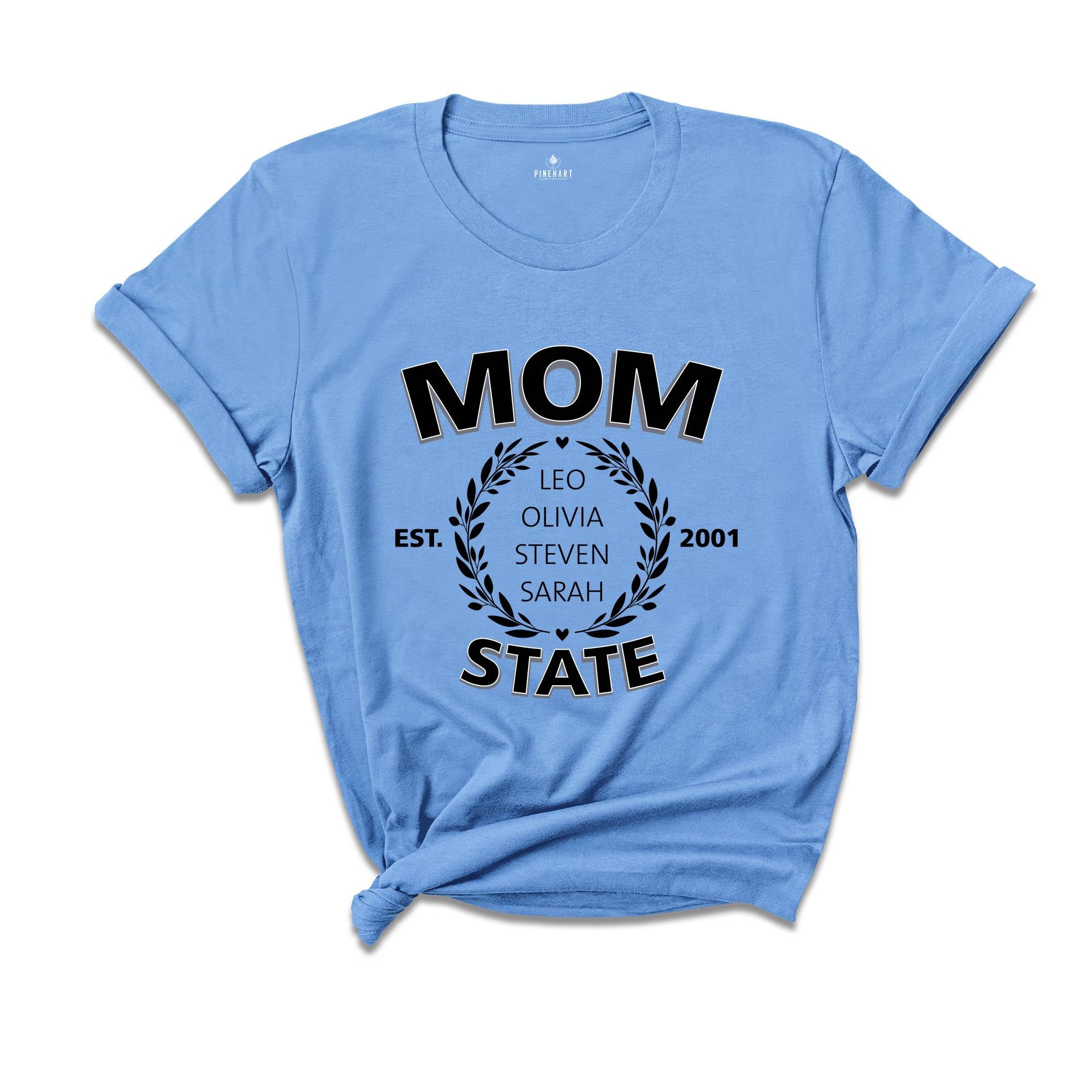 Custom Mom Shirt, Personalized Mothers day gift, Best Mom Shirt, Custom Name Shirt, New Mom Shirt, Kids Names Shirt, Cute Mom Shirt