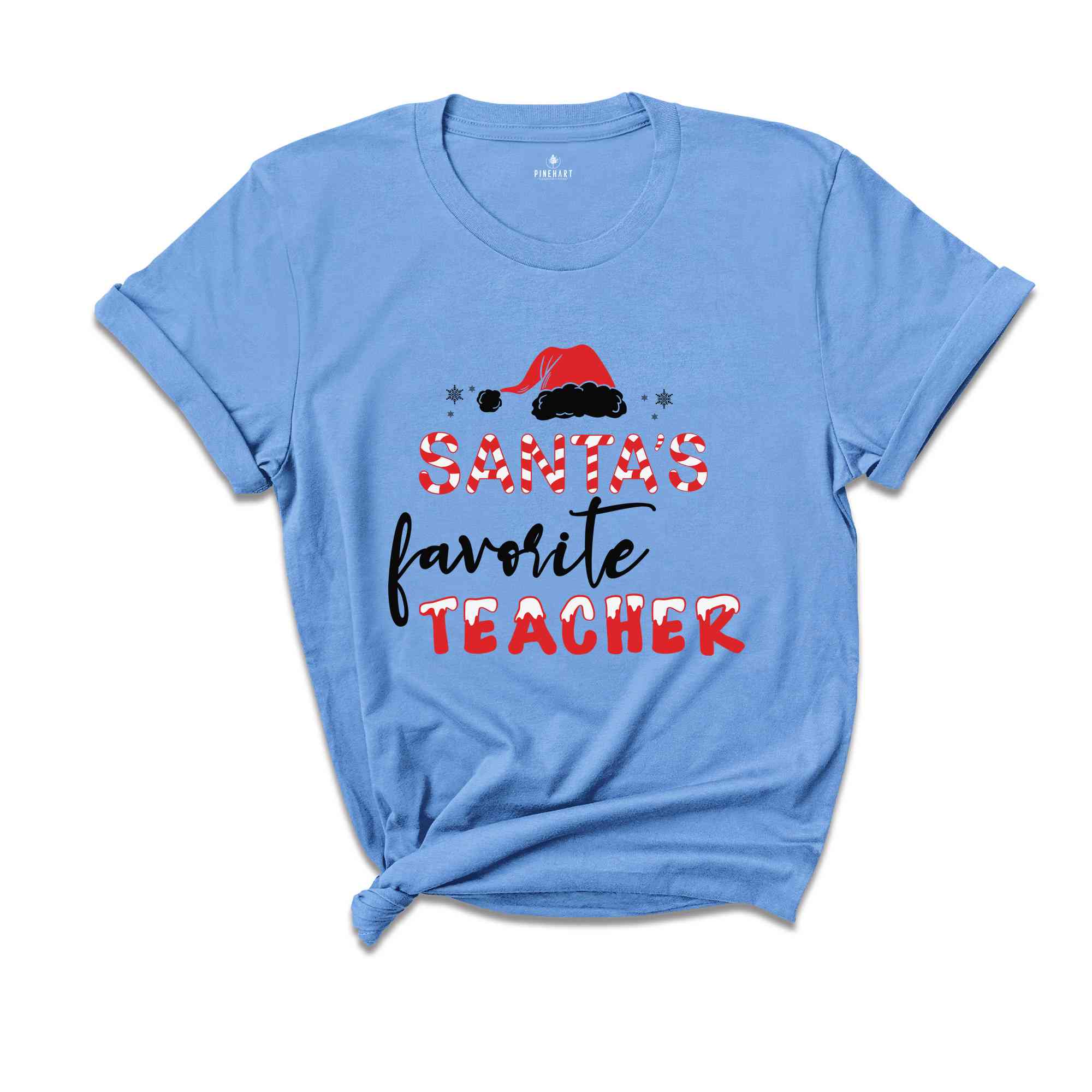 Santa's Favorite Teacher Shirt, Teacher Christmas Shirt, Teacher Gift, Christmas Gift, Holiday Shirt, Christmas Party Shirt, Happy Christmas