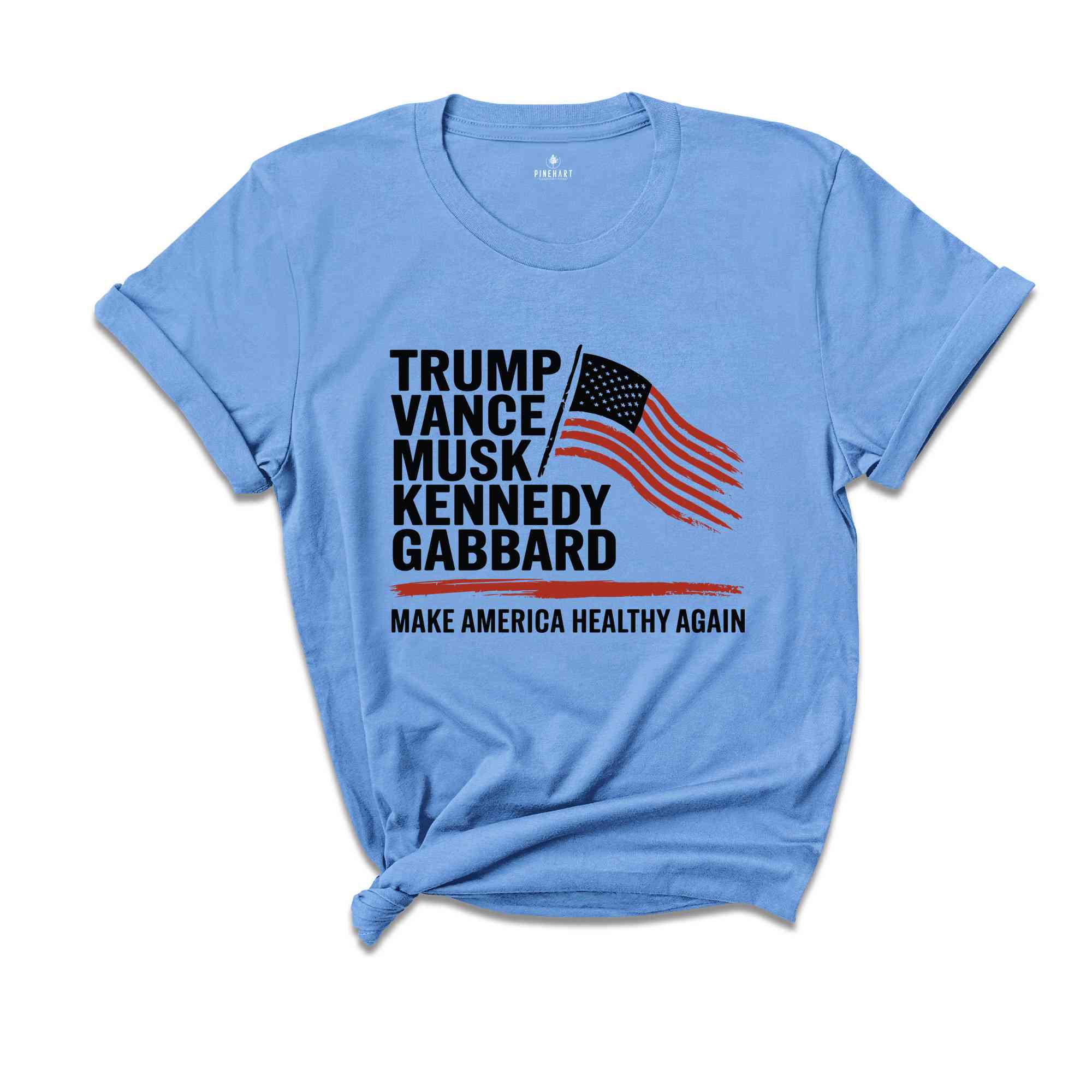 Trump Vance Musk Kennedy Gabbard 2024 T-Shirt, Make America Healthy Again Shirt, Trump Supporters Gifts, Us Elections Tee