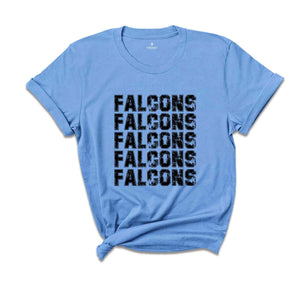 Team Mascot Shirt, Falcons Mascot Shirt, Falcons Fan Shirt, Falcons School Shirt, School Spirit Shirt, Falcons Team Shirt, Football Tee