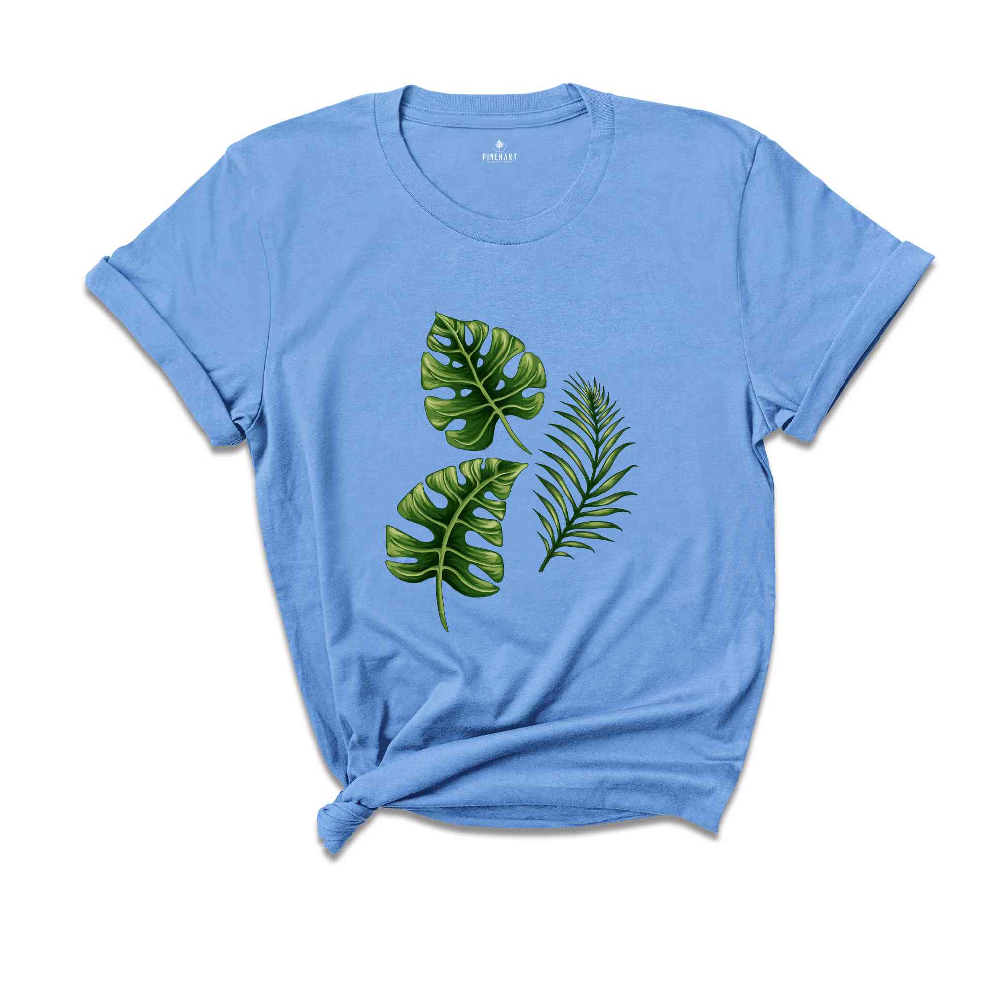 Green Plant Shirt, Botanical Tee, Nature Inspired Shirt, Botany Lover Gift, Leafy Plant Shirt, Nature Shirt