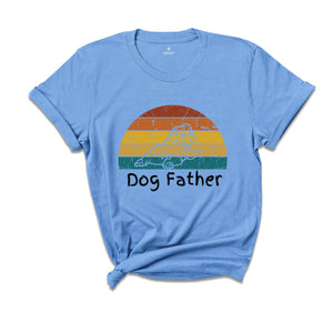 Retro Bulldog Father Shirt, Cute Bulldog Gift, Dog Lover Shirt, English Bulldog Lover Gift, Gift For Bulldog Dad