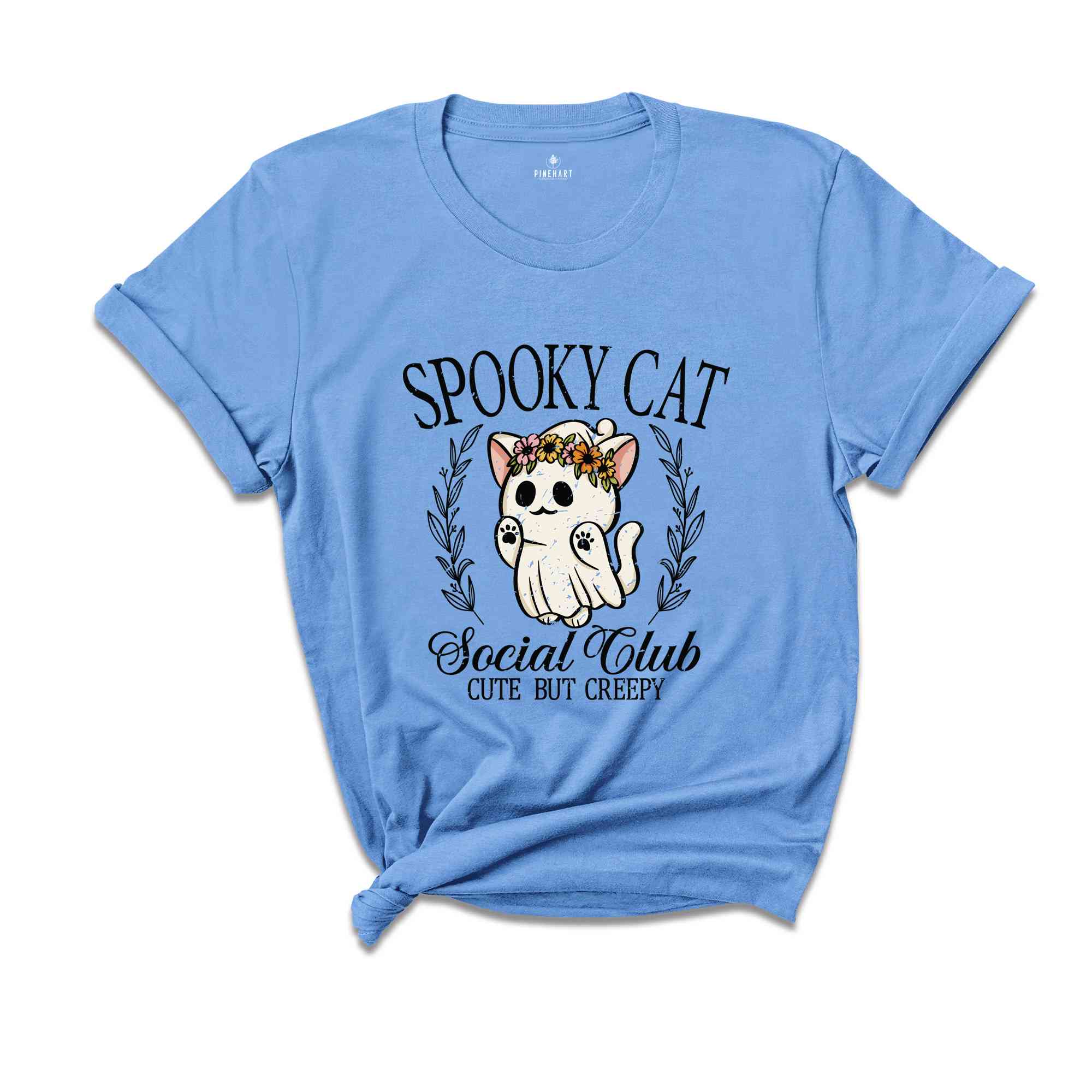 Spooky Cat Social Club Shirt, Cute Halloween Shirt, Cute Halloween Gift, Halloween Cat Shirt, Animal Lover Shirt, Halloween Mom Shirt