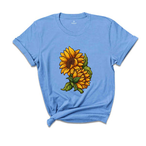 Sunflower Shirt, Floral Shirt, Women's Tee, Flower Shirt, Womens Fall Shirt, Sunflower Tshirt, Summer Shirt, Sunflower Shirts