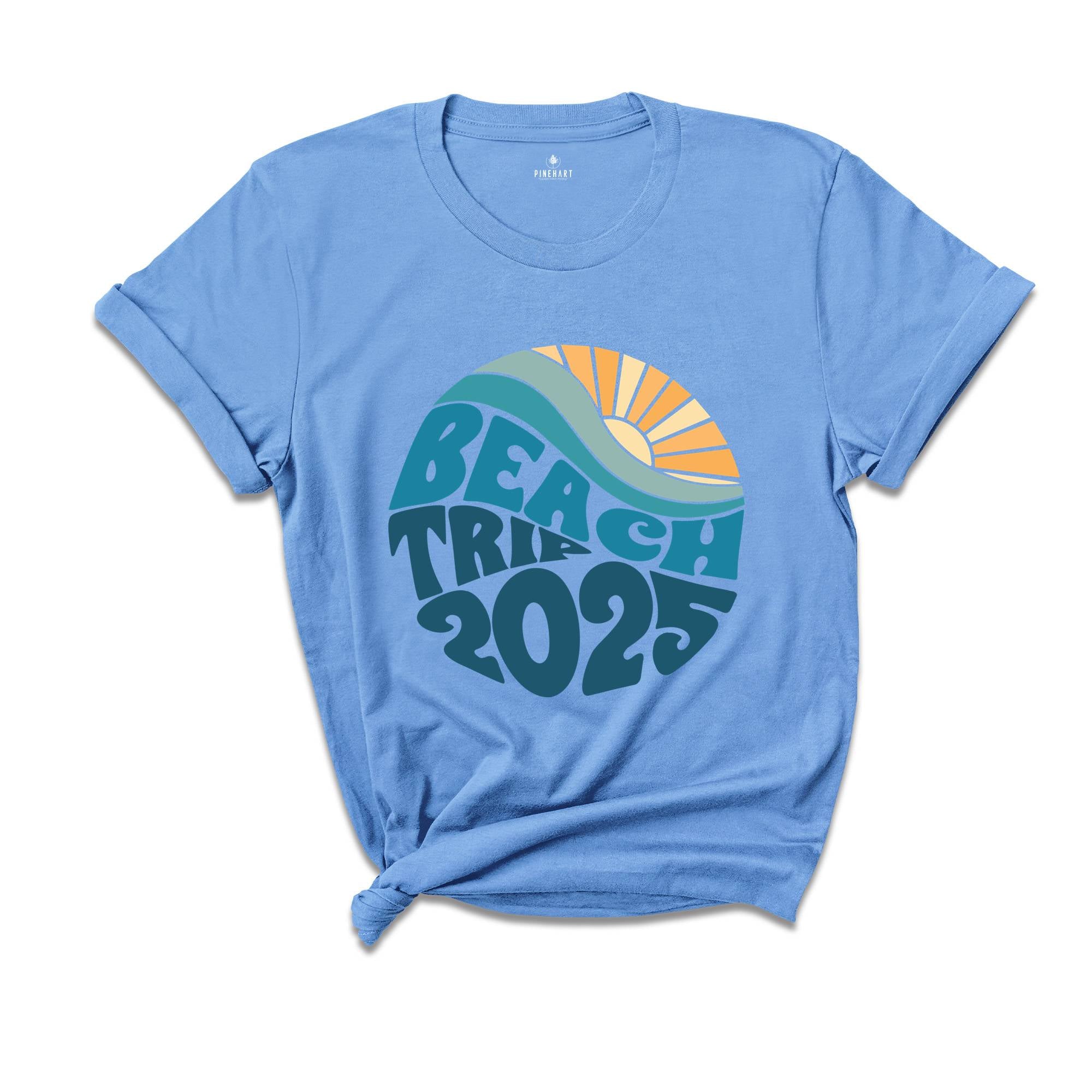 Beach Trip 2025 T-shirt, Summer Shirt, Vacation Gift, Beach Tee, Holiday T-shirt, Summer Vacation Shirt, Trendy Beach Shirt, 2025 Summer Tee