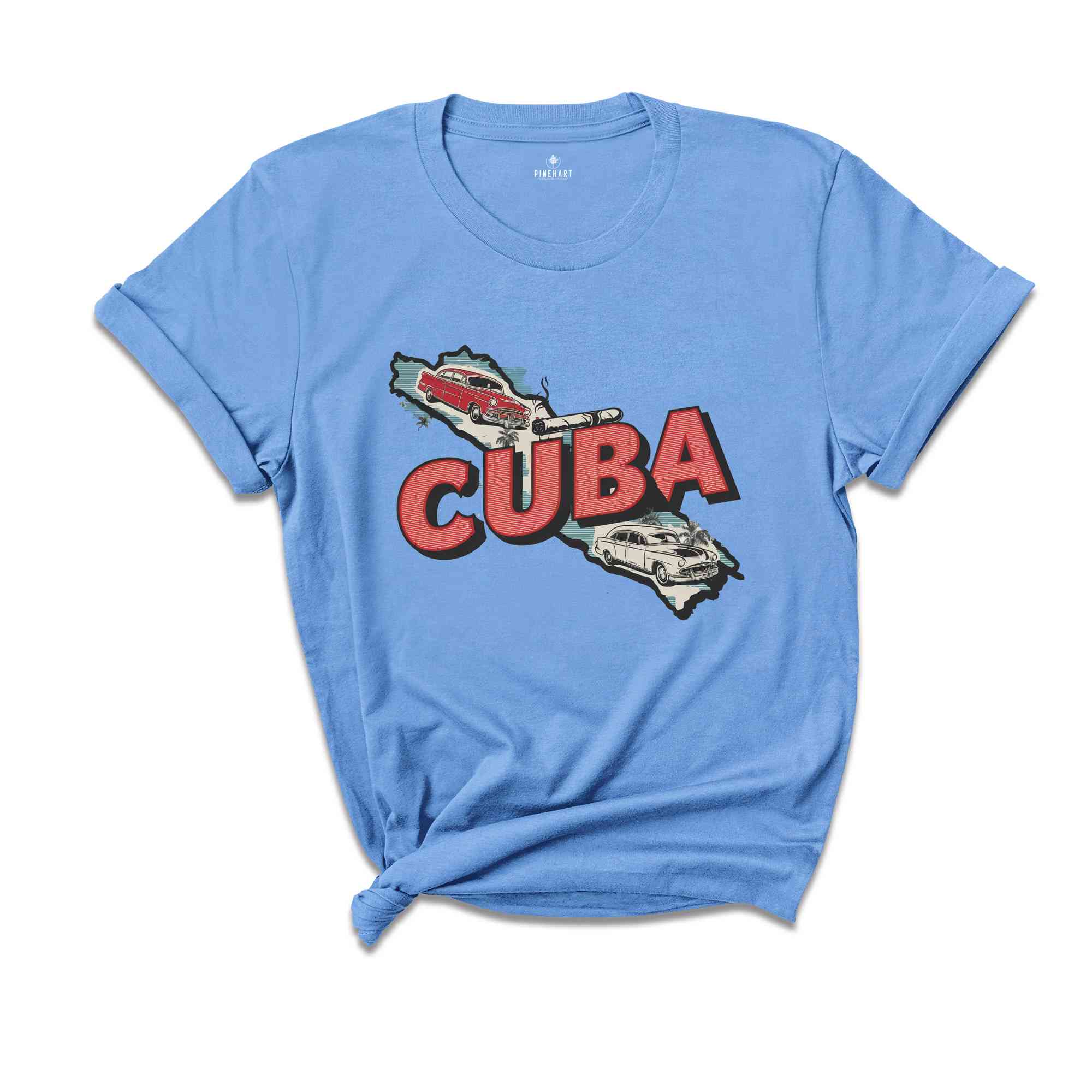 Retro Cuba Shirt, Cuba Travel Shirt, Country Travel Shirt, Shirt For Traveler, Travel Lover Gift, Travel Tee, Trip Shirt