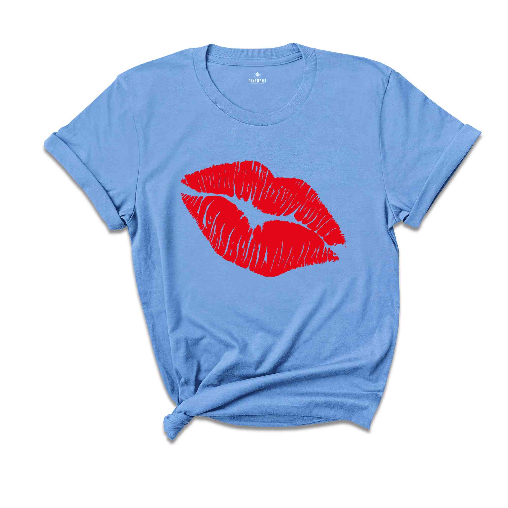 Kisses Lips Valentine Shirt, Kisses Women Shirt, Gift for Girlfriend, Happy Valentine Lips Shirt, Valentine Day Shirt