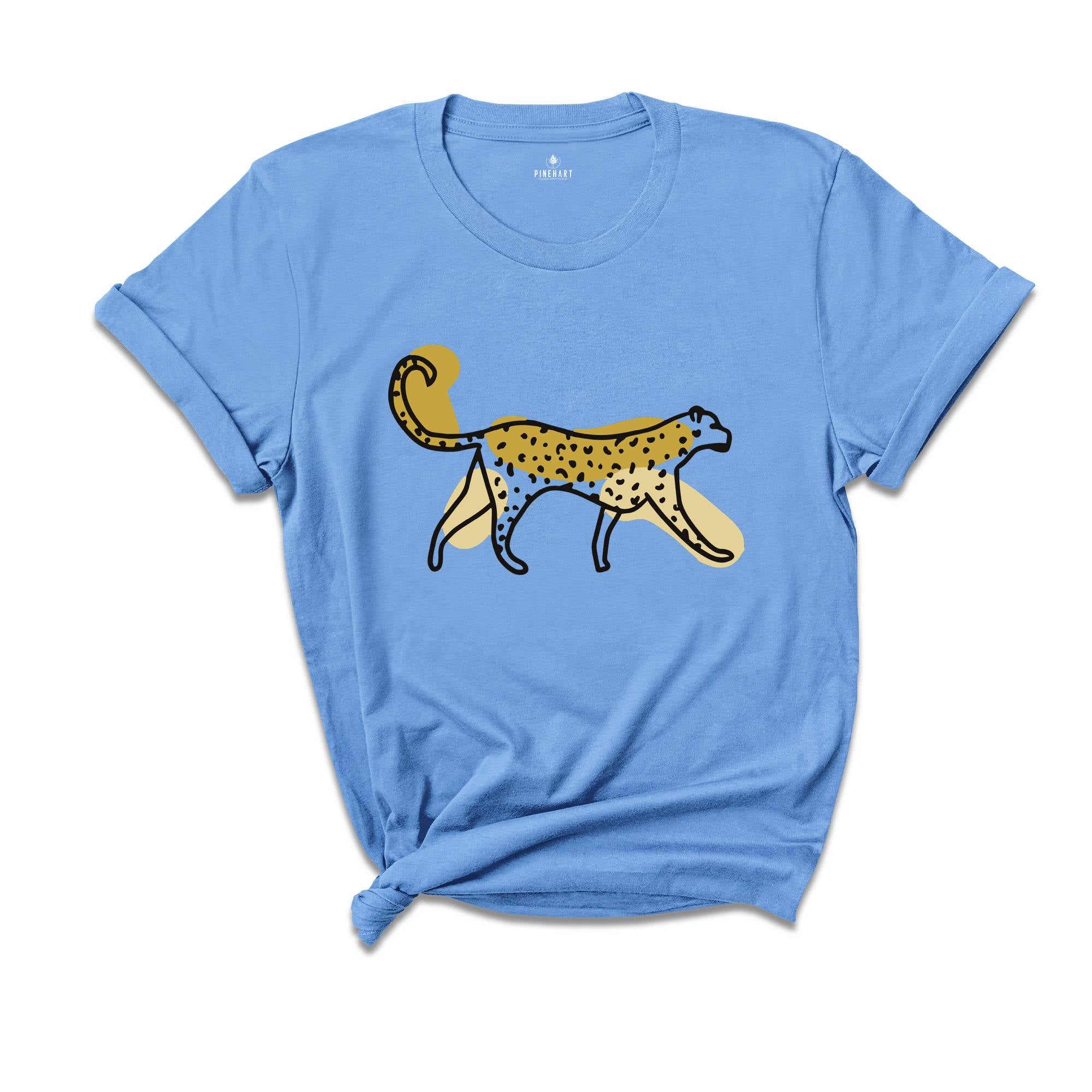 Aesthetic Cheetah Shirt, Cool Cheetah Design Shirt, Fast Animal Shirt, Artistic Animal Shirt, Cheetah T-Shirt, Safari Shirt, Trip To Africa