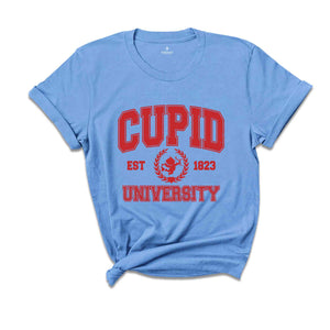 Cupid University Shirt, Valentine Shirt, Funny Valentine's Day, Valentine's Day Shirt, Cupid Vibes, Retro Valentine