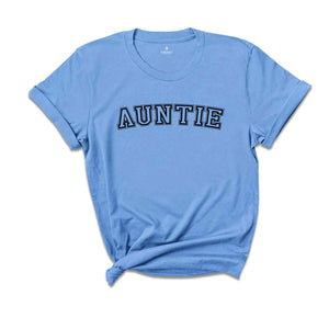 Auntie Shirt, Gift For Auntie To Be Shirt, Pregnancy Announcement Shirt, Family Announcement Shirt, Retro Auntie Shirt