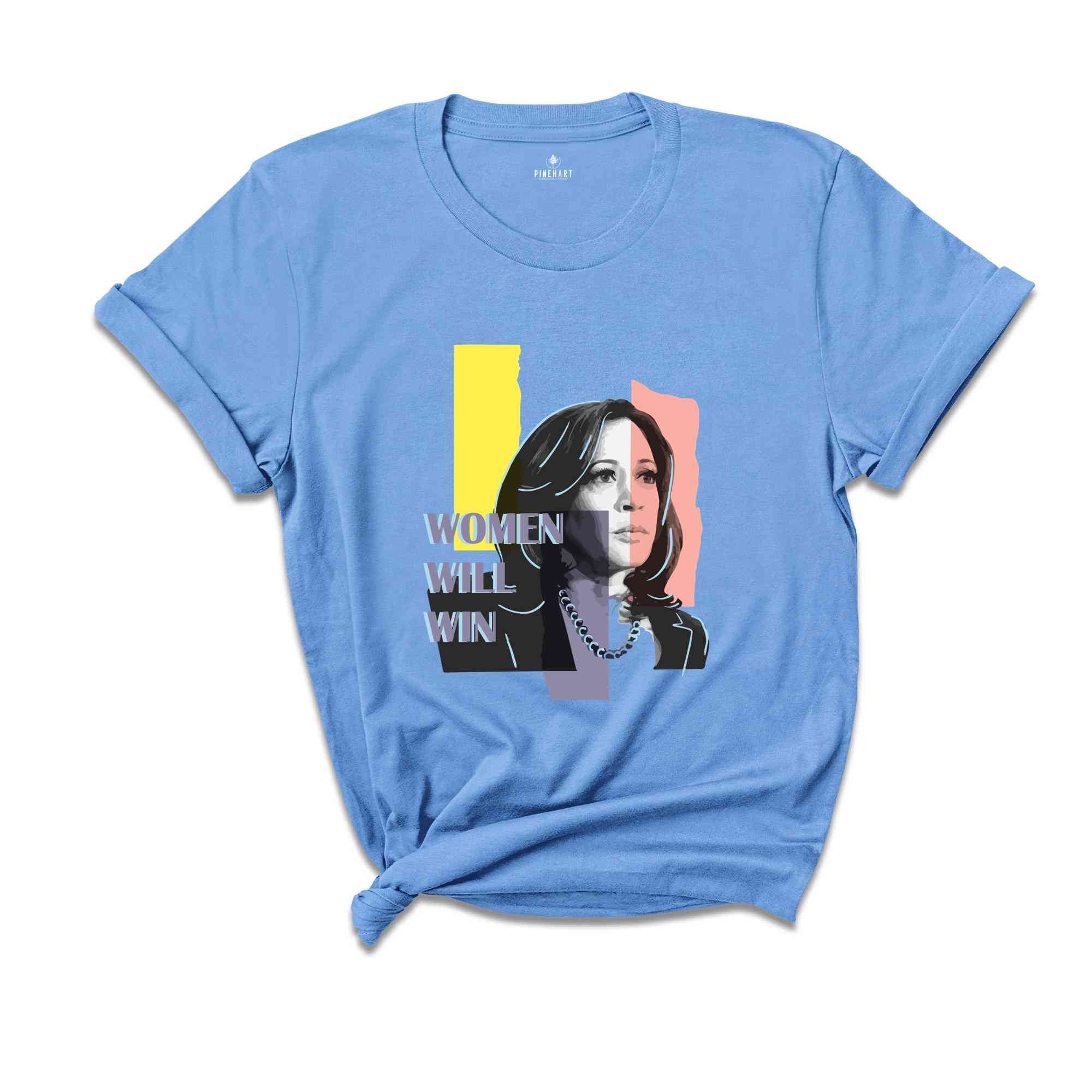 Women Will Win Shirt, Kamala Harris 24 For The People Shirt, President Kamala Harris 2024 Shirt, Madam President Kamala Harris Shirt