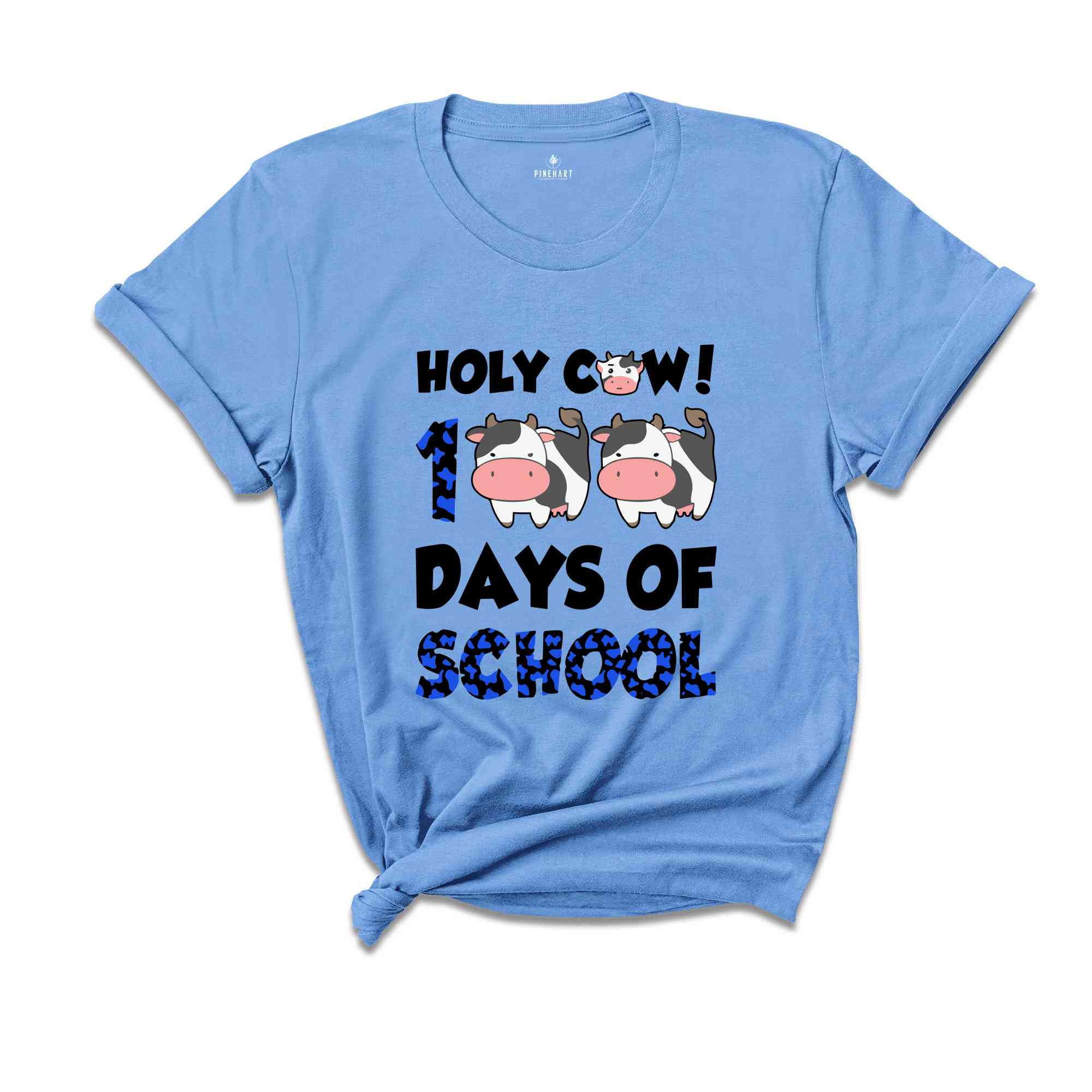 Holy Cow 100 Days Of School Shirt, Back To School Shirt, Gift for Teacher, Kids School Shirt, Student T-Shirt