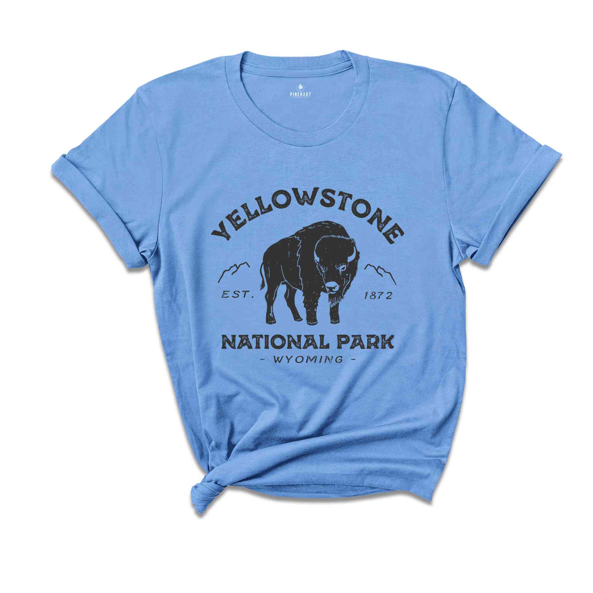 Yellowstone National Park Est.1872 T-Shirt, Yellowstone T-Shirt, Yellowstone National Park Shirt, Camping Shirt, Nature Lover Tee