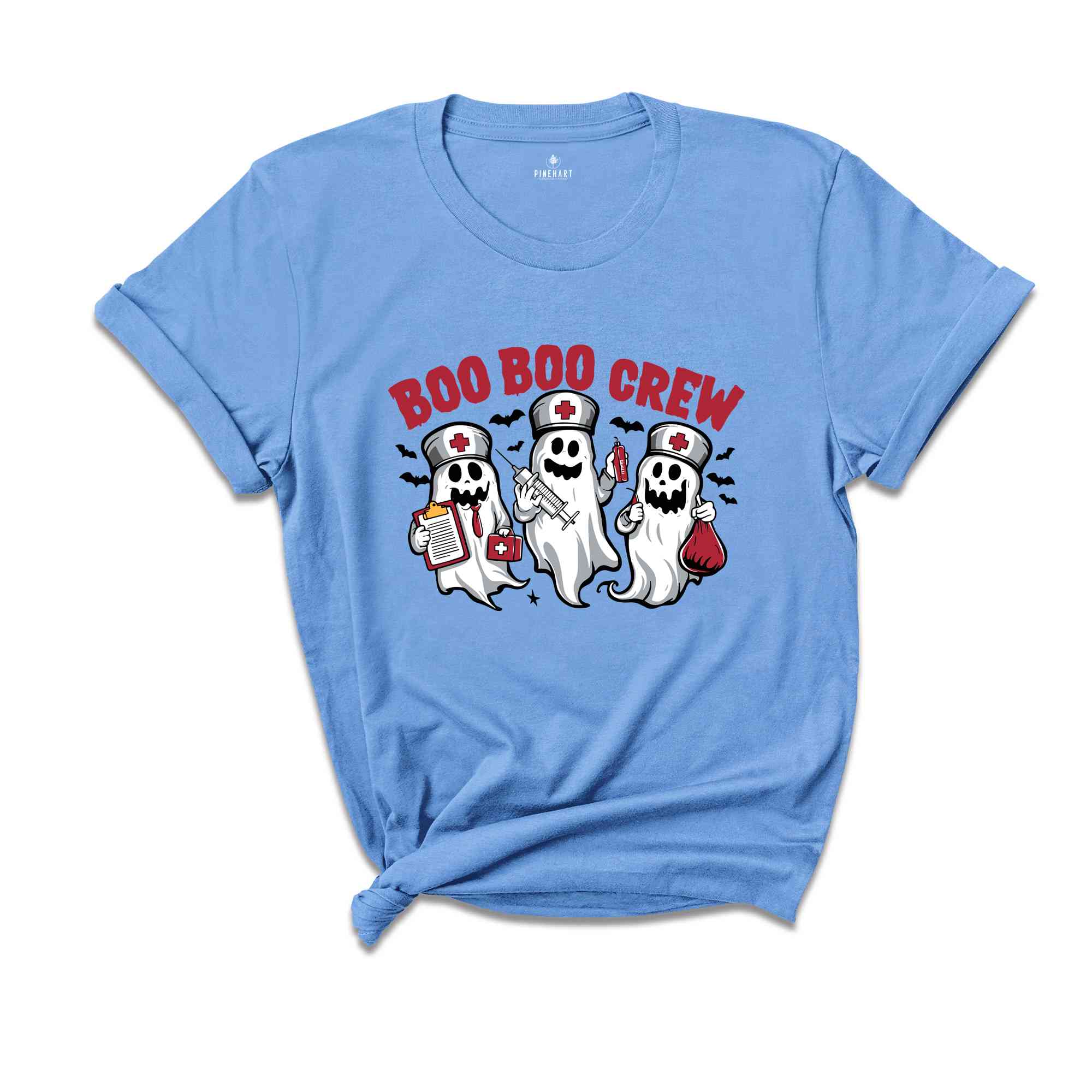 Boo Boo Crew Halloween Nurse T-Shirt, Boo Shirt, Halloween Shirt, Funny Halloween Shirt, Cute Nurse Shirt, Ghost Nurse Tee