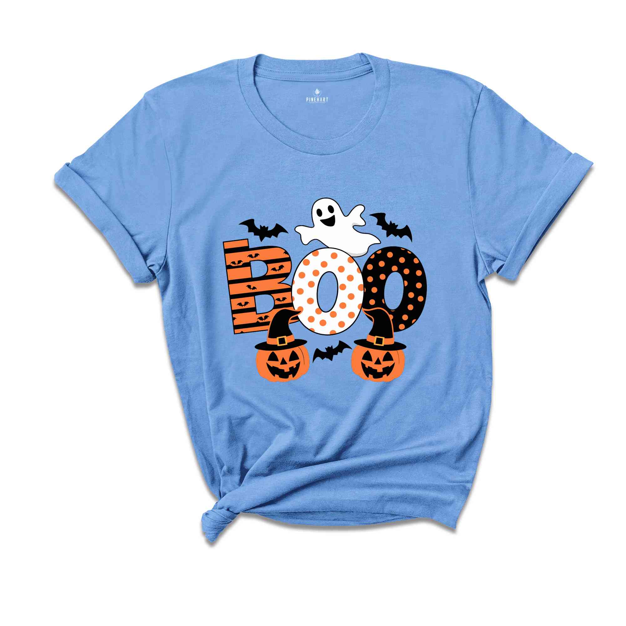 Boo Halloween Shirt, Ghost Halloween Shirt, Halloween Shirt, Trick Or Treat Shirt, Spooky Vibes Shirt, Pumpkin Shirt