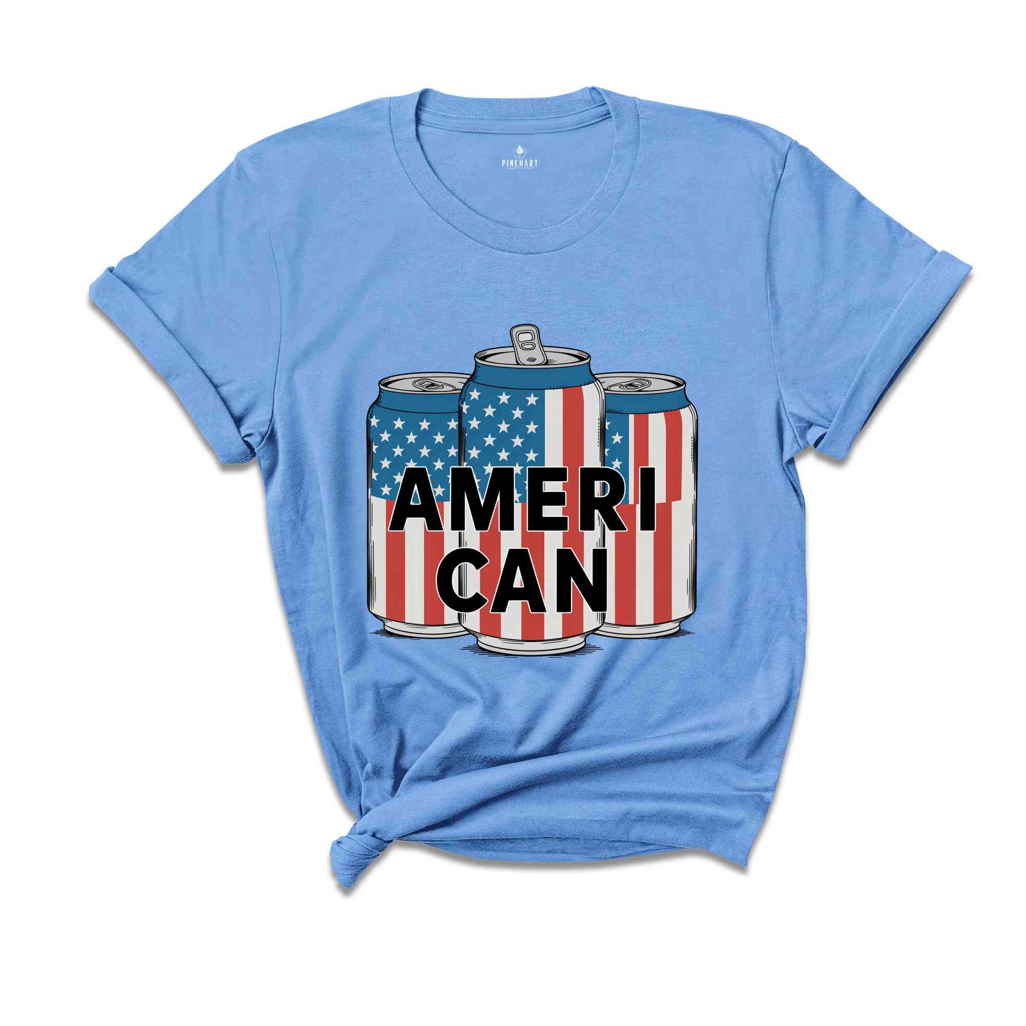 Ameri Can Shirt, 4th of July Shirt, American Flag Tshirt, Red White And Blue Shirt, freedom Gift Shirt