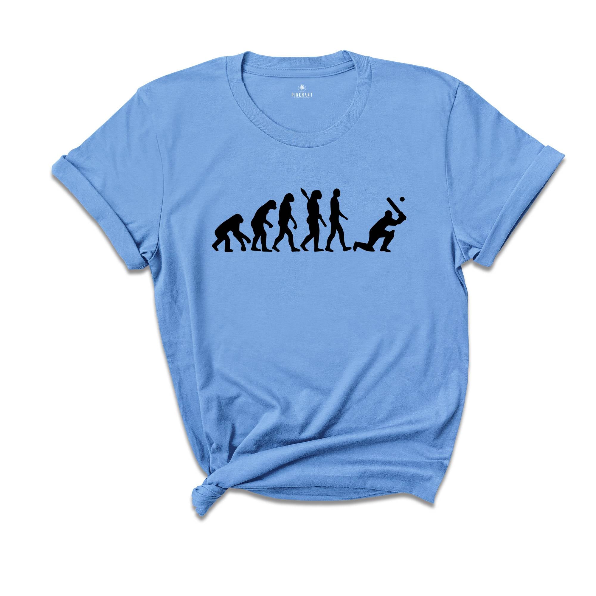 Cricket Evolution Shirt, Funny Sports Shirt, Cricket Shirt, Funny Cricket Gift, Cricket Player Shirt, Cricket T-Shirt, Cricket Fan Tee