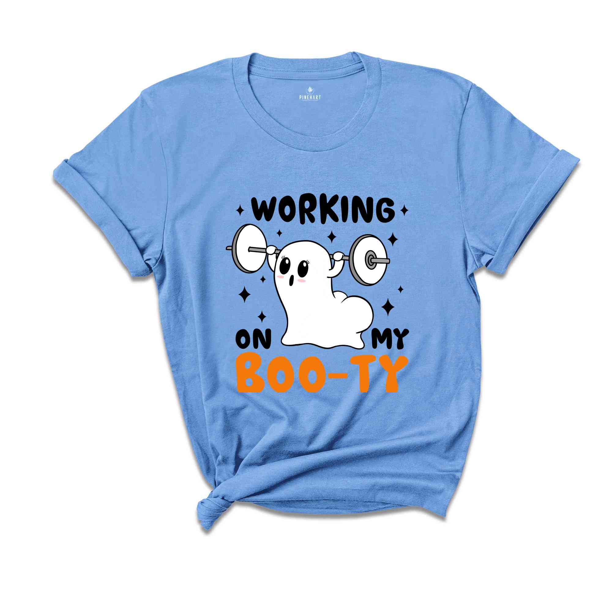 Working On My Booty Shirt, Girl Halloween Shirt, Gym Girl Shirt, Funny Halloween Tee, Spooky Season Shirt, Cute Halloween Tee, Fitness Shirt