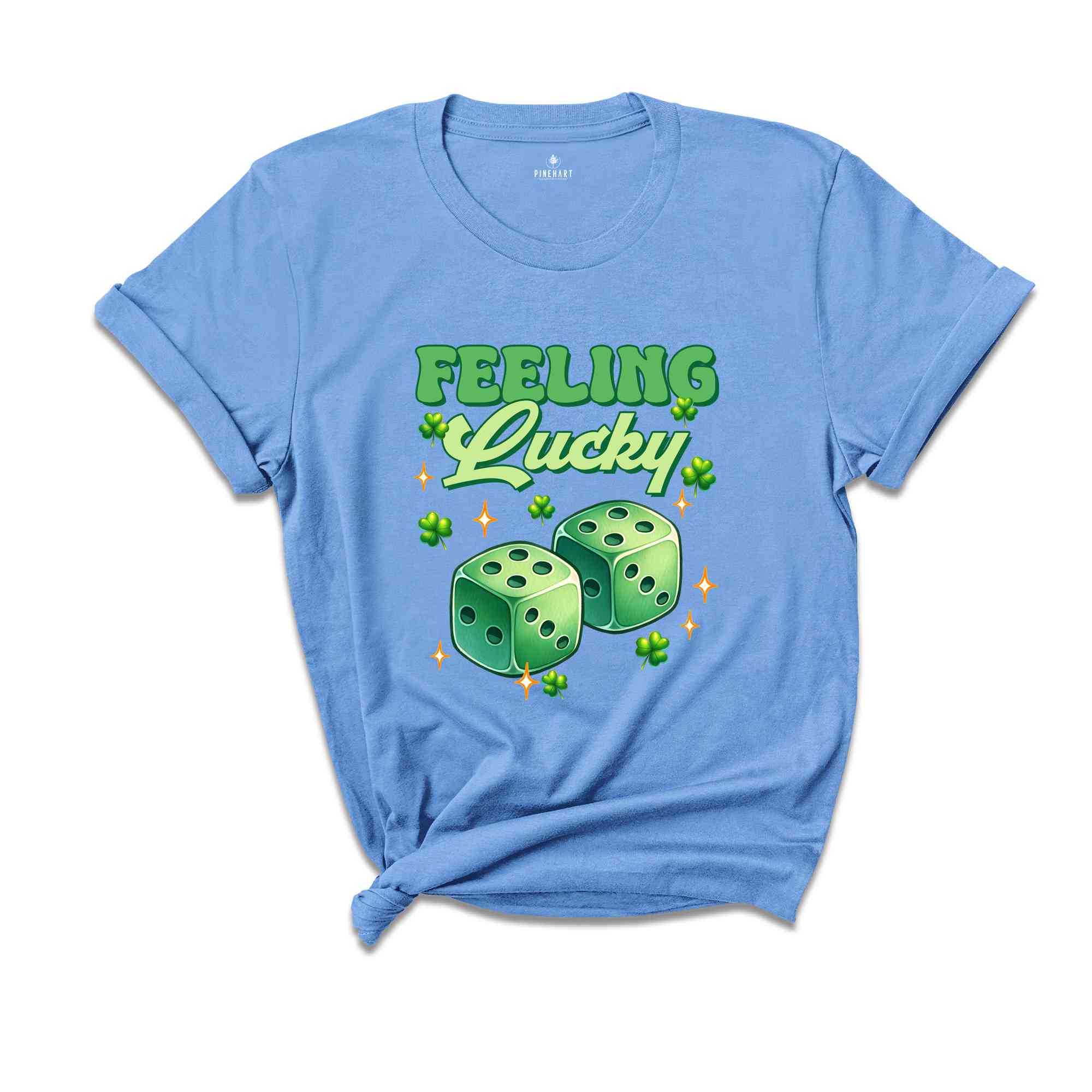 Feeling Lucky Gambling Shirt, Gambling Shirt, Lucky Shirt, Lucky Dice Shirt, Poker Shirt, Funny Shirt, Saint Patricks Day Shirt