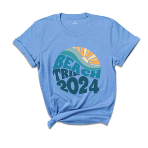 Beach Trip 2024 T-shirt, Summer Shirt, Vacation Gift, Beach Tee, Holiday T-shirt, Summer Vacation Shirt, Trendy Beach Shirt, 2024 Summer Tee