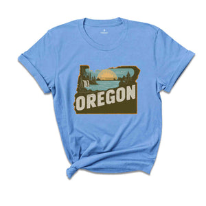 Retro State Of Oregon Shirt, State Of Oregon Shirt, State Shirt, Oregon Shirt, Oregon Lover Shirt, Family Trip Shirt, Travel Shirt