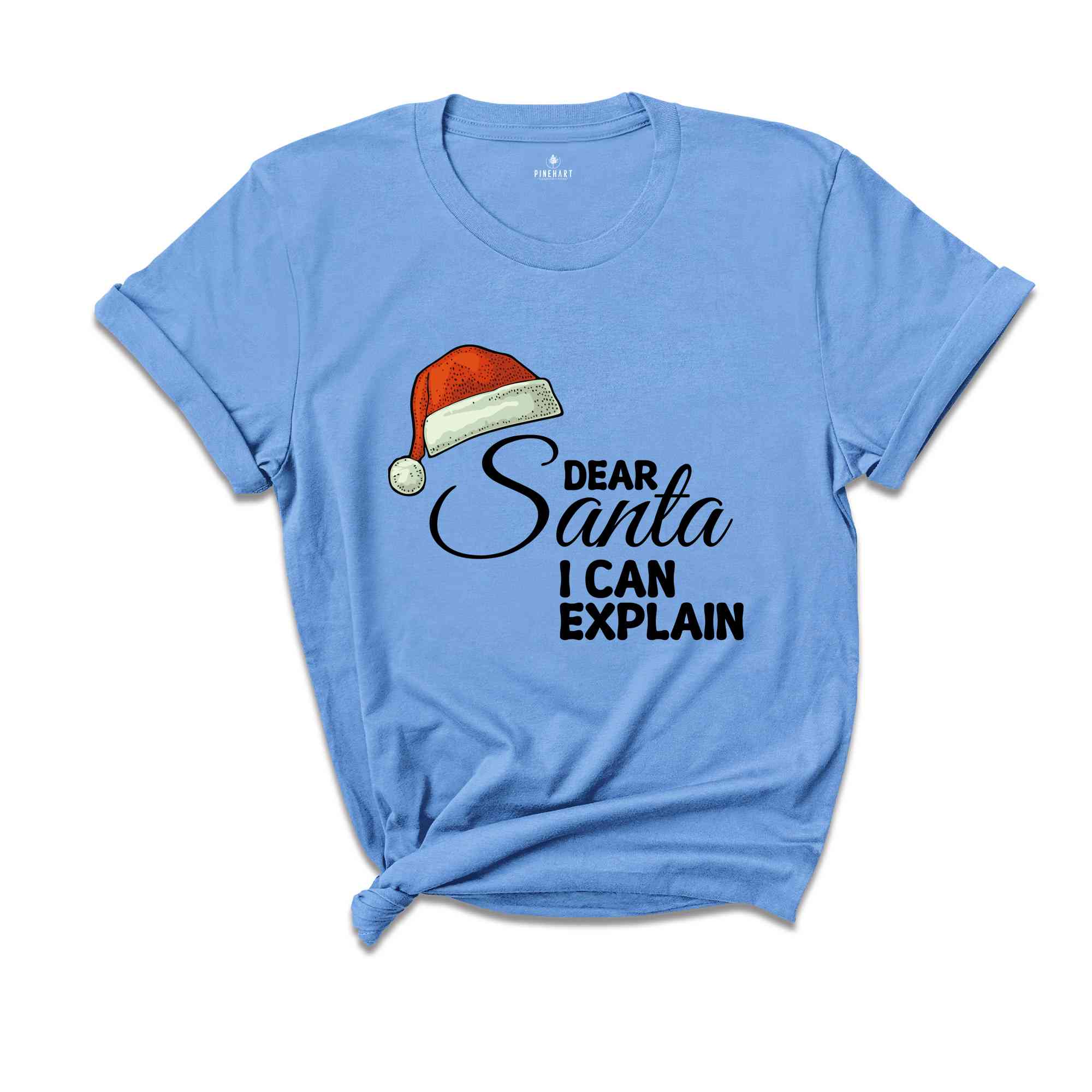 Dear Santa I Can Explain Shirt, Funny Christmas T-shirt, New Year's Santa Shirt.