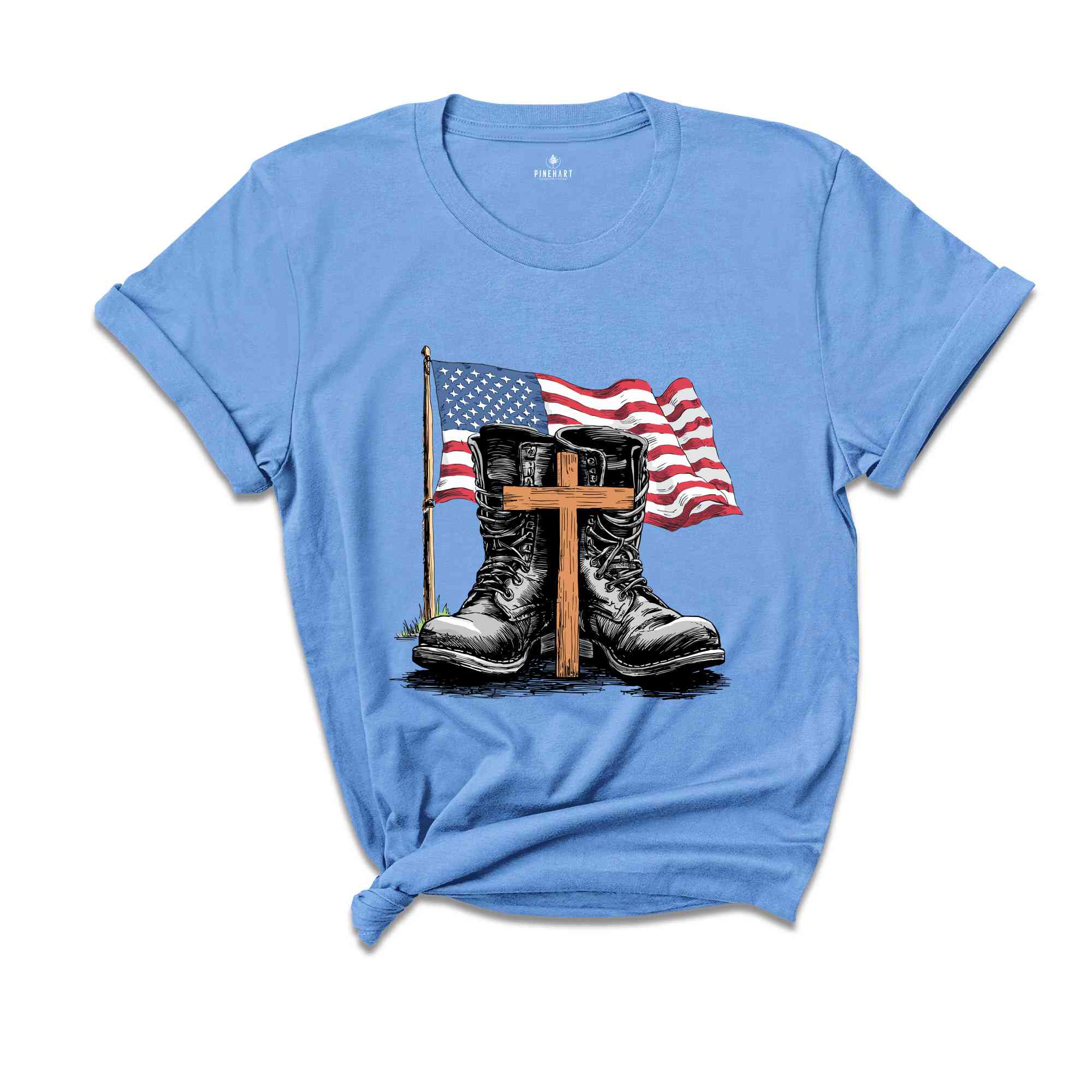 Memorial Day Shirt, American Flag Shirt, Independence Day Shirt, Patriotic Outfit, Christian Shirts, Soldier Shirt