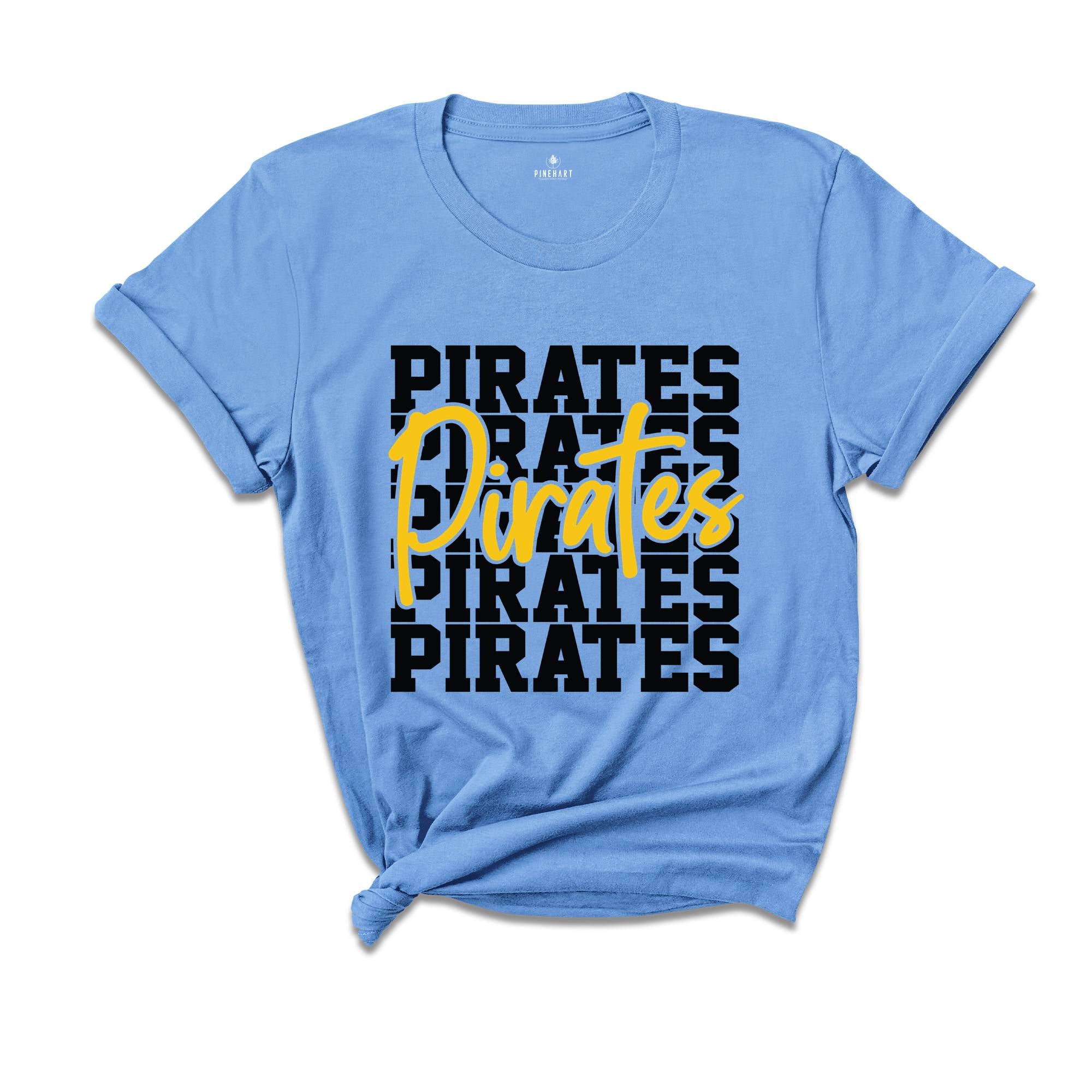 Team Mascot Shirt, Pirates Team Shirt, Pirates Football Shirt, Pirates Fan Shirt, Pirates School Shirt, Pirates School Spirit