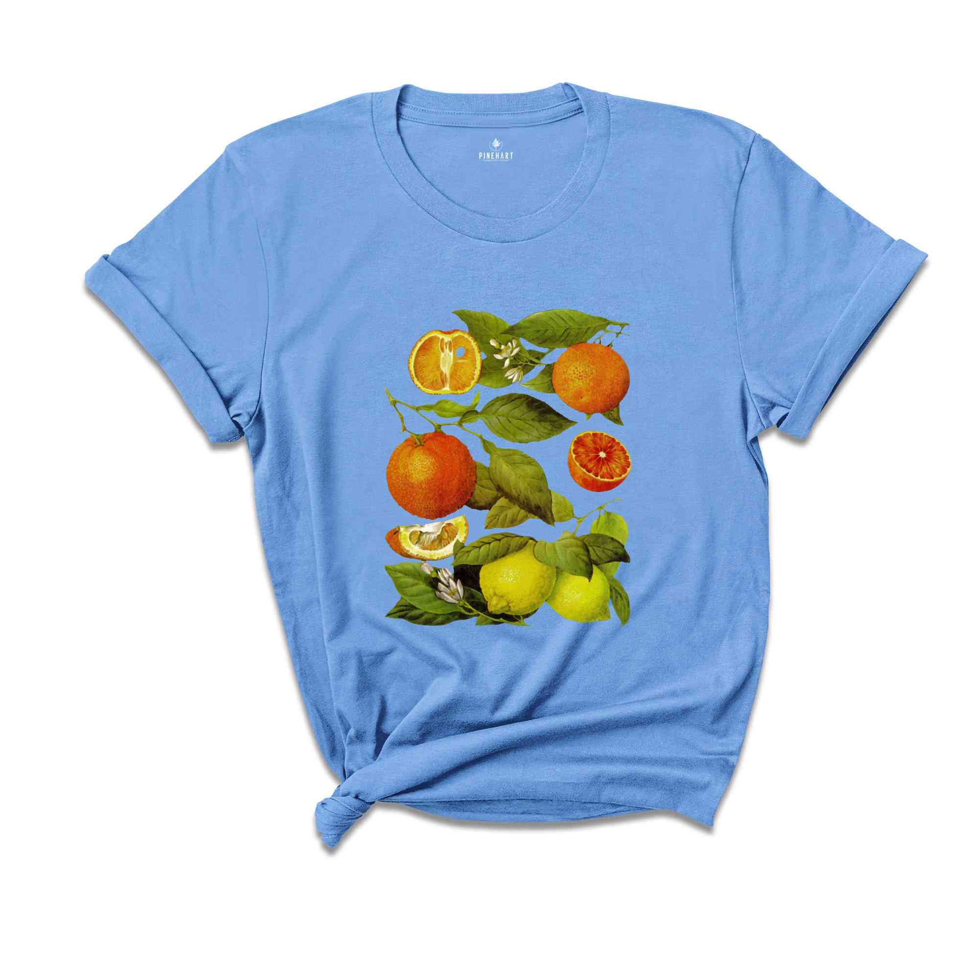 Vintage Fruit Shirt, Orange Shirt, Aesthetic Fruit T-shirt, Gift For Women Shirt, Fun Summer T-shirt