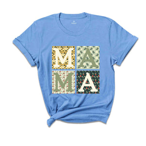 Retro Mama Shirt, Boho Mama Shirt, Mama Shirt, Mother's Day Shirt, Mother's Day Gift, Floral Mama Shirt, Flowers Mama Shirt