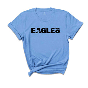 Eagles Shirt, Eagles School Shirt, Eagles Team Shirt, Team Mascot Shirt, Custom Mascot Shirt, Art Mascot Shirt, Mascot Team Shirt