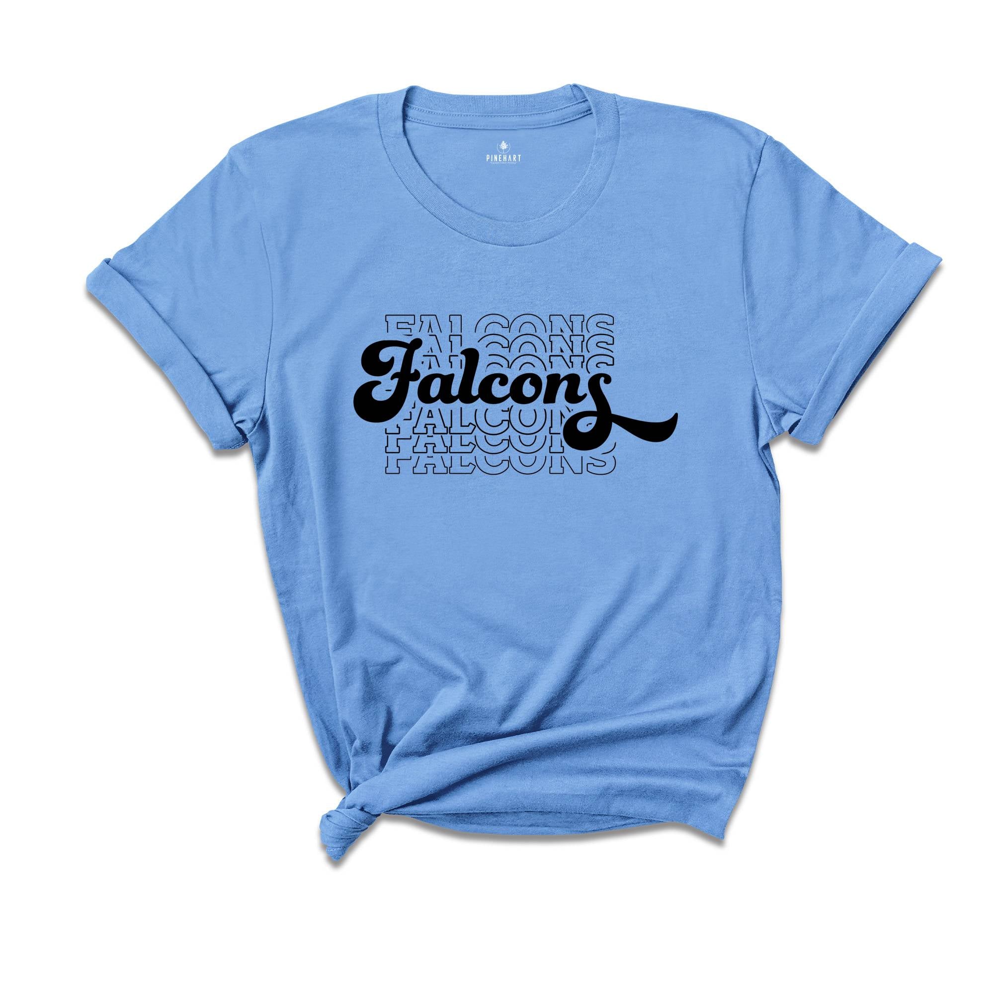 Introducing the Falcons Team Mascot Shirt, the perfect addition to any fan's wardrobe. This Falcons Team Shirt is designed to showcase your