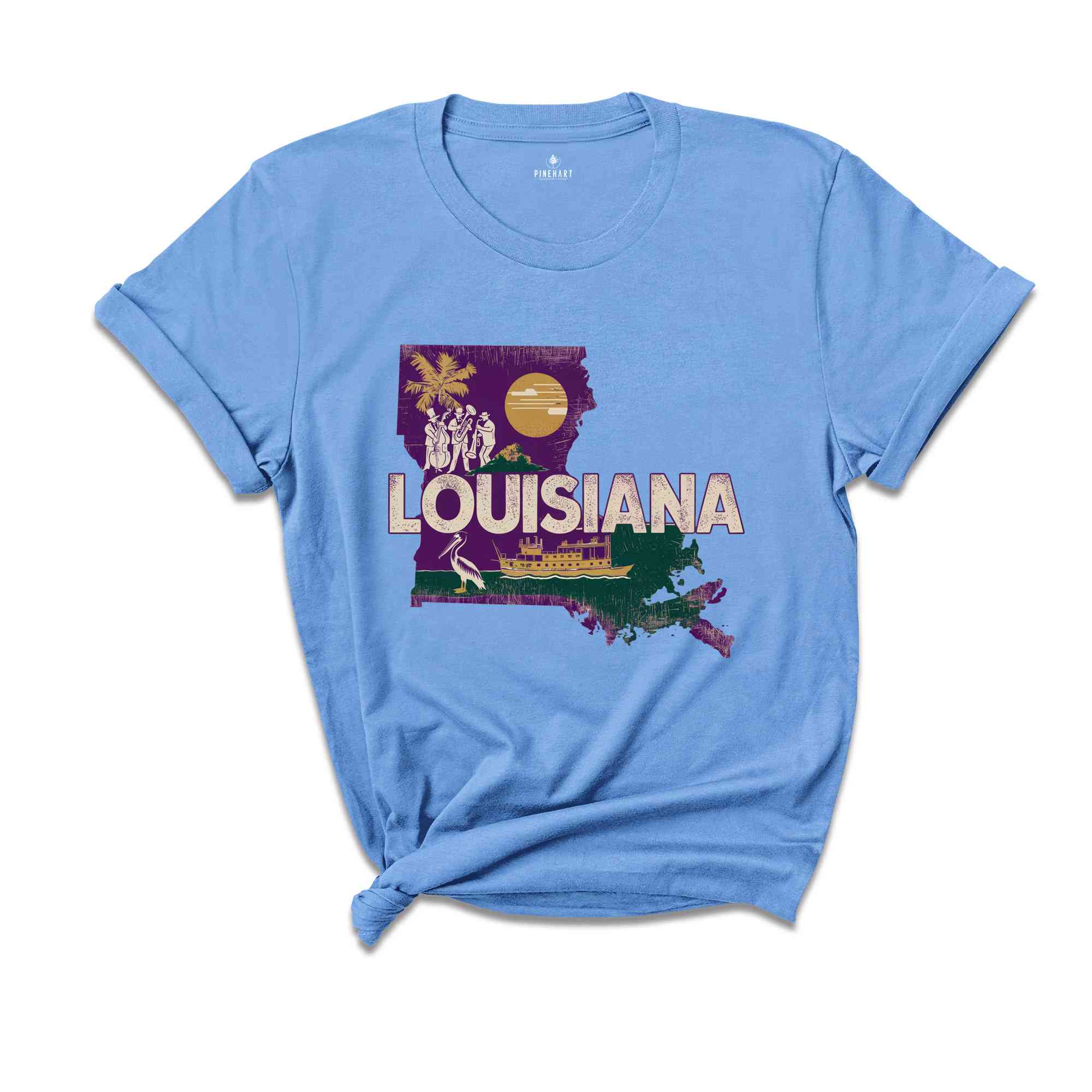 Retro State Of Louisiana Shirt, State Of Louisiana Shirt, State Shirt, Louisiana Shirt, Louisiana Lover Shirt, Family Trip Shirt, Travel Shi