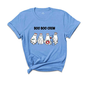 Ghost Nurse Shirt, Boo Boo Crew Shirt, Halloween Nurse Tee, Spooky Nurse Shirt, Nursing Halloween Shirt, Boo Nurse Shirt