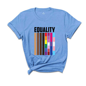 Equality Flag Shirt, Pride Shirt, LGBT Shirt, Equal Rights Shirt, Pride Shirt, LGBT Shirt, Gay Pride Shirt, Human Rights Shirt