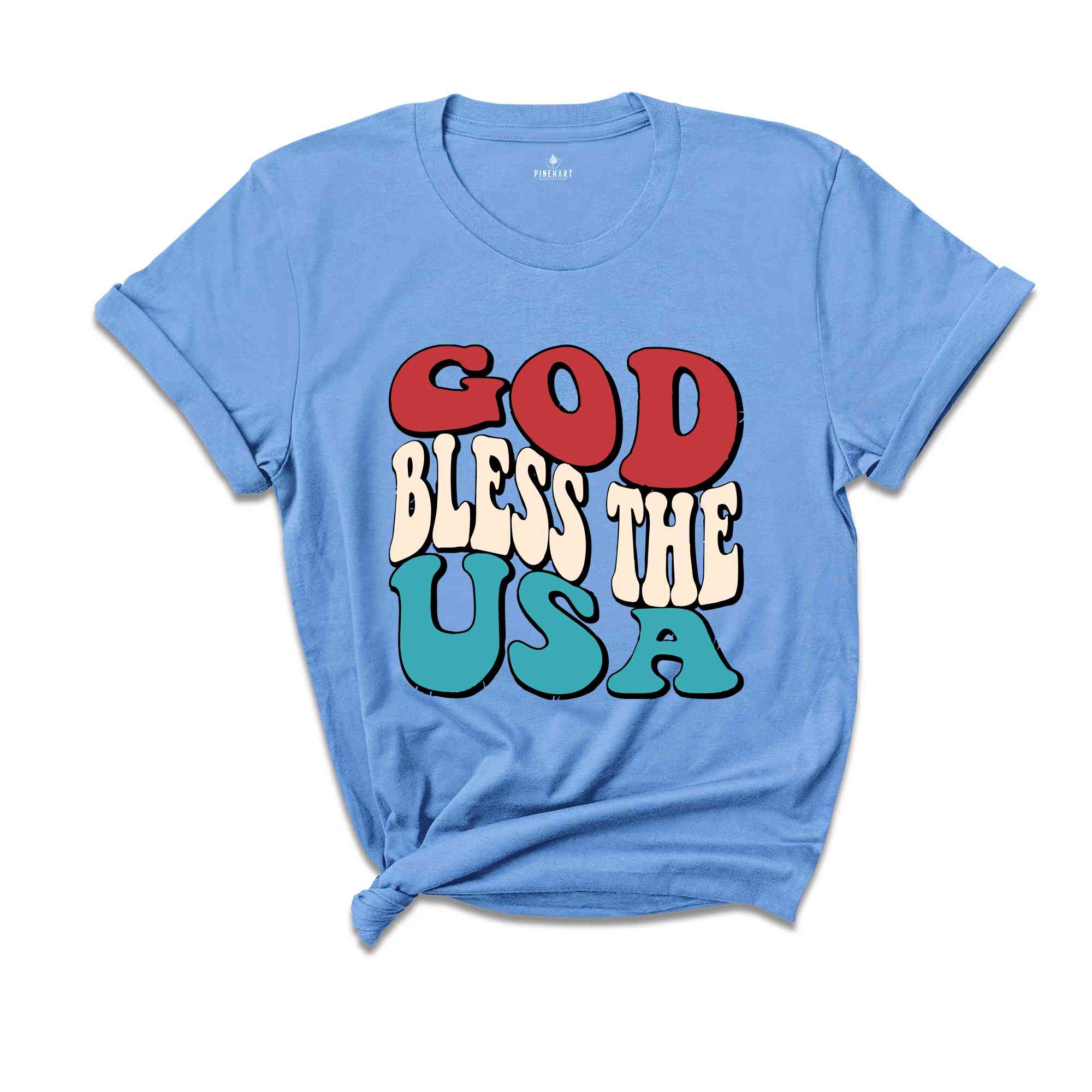 God Bless The Usa Shirt, 4th Of July Shirt, Summer Shirt, Independence Day Shirt, Fourth Of July Shirt, Freedom Shirt, God Shirt, Summer Tee