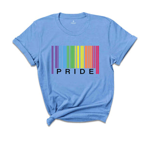 Pride Shirt, Pride Barcode Shirt, Love Is Love Shirt, Equality Shirt, Gay Pride Shirt, Human Rights Shirt, LGBTQ Shirt, Pride Month Shirt