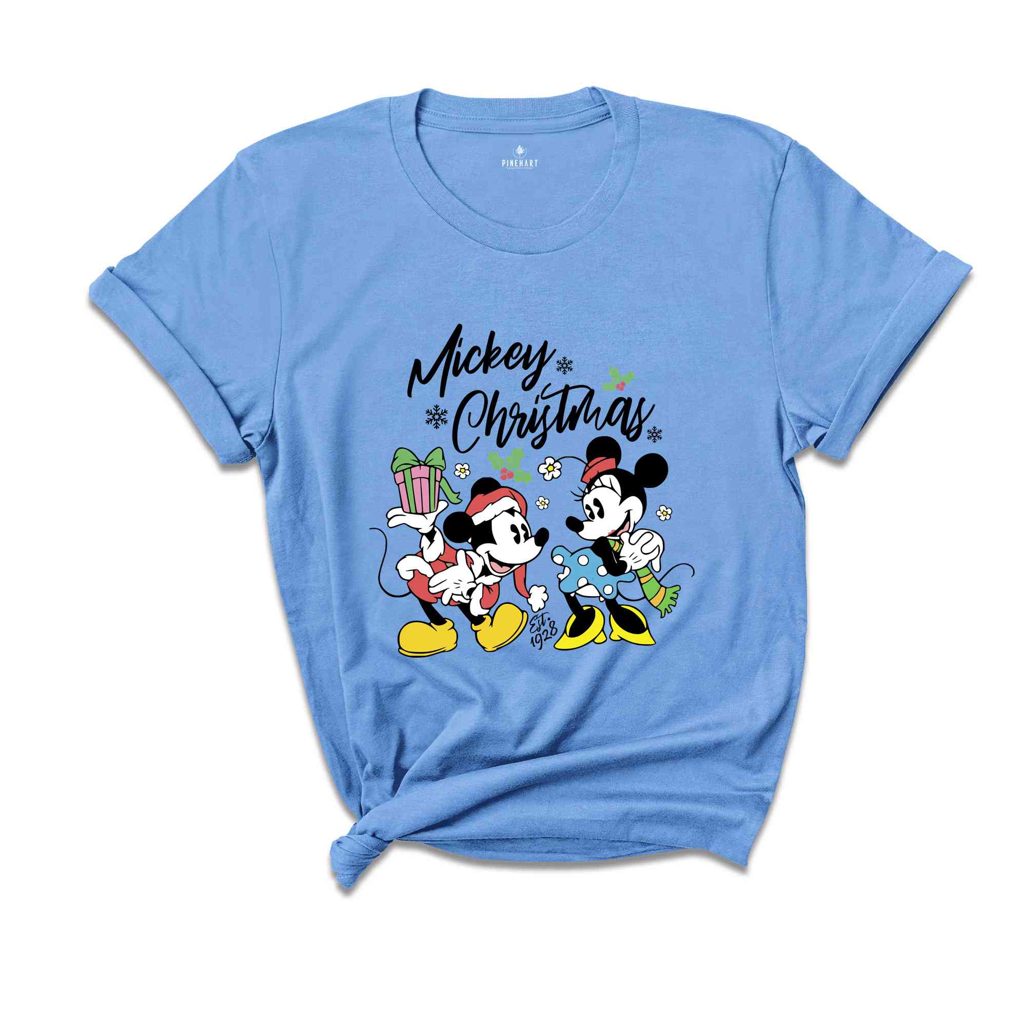 Mickey Christmas Shirt, Mickey Mouse Shirt, Mickey And Minnie Christmas Shirt, Christmas Couple Shirt, Mickey Family Shirt