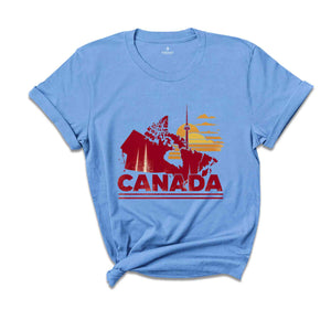 Retro Canada Shirt, Canada Travel Shirt, Country Travel Shirt, Shirt For Traveler, Travel Lover Gift, Travel Tee, Trip Shirt