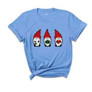 Cute Christmas Gnomes Shirt, Christmas Gift, 2024 Christmas Tee, Gnomes Shirt, Holiday Shirt, Gnomes Family Shirt