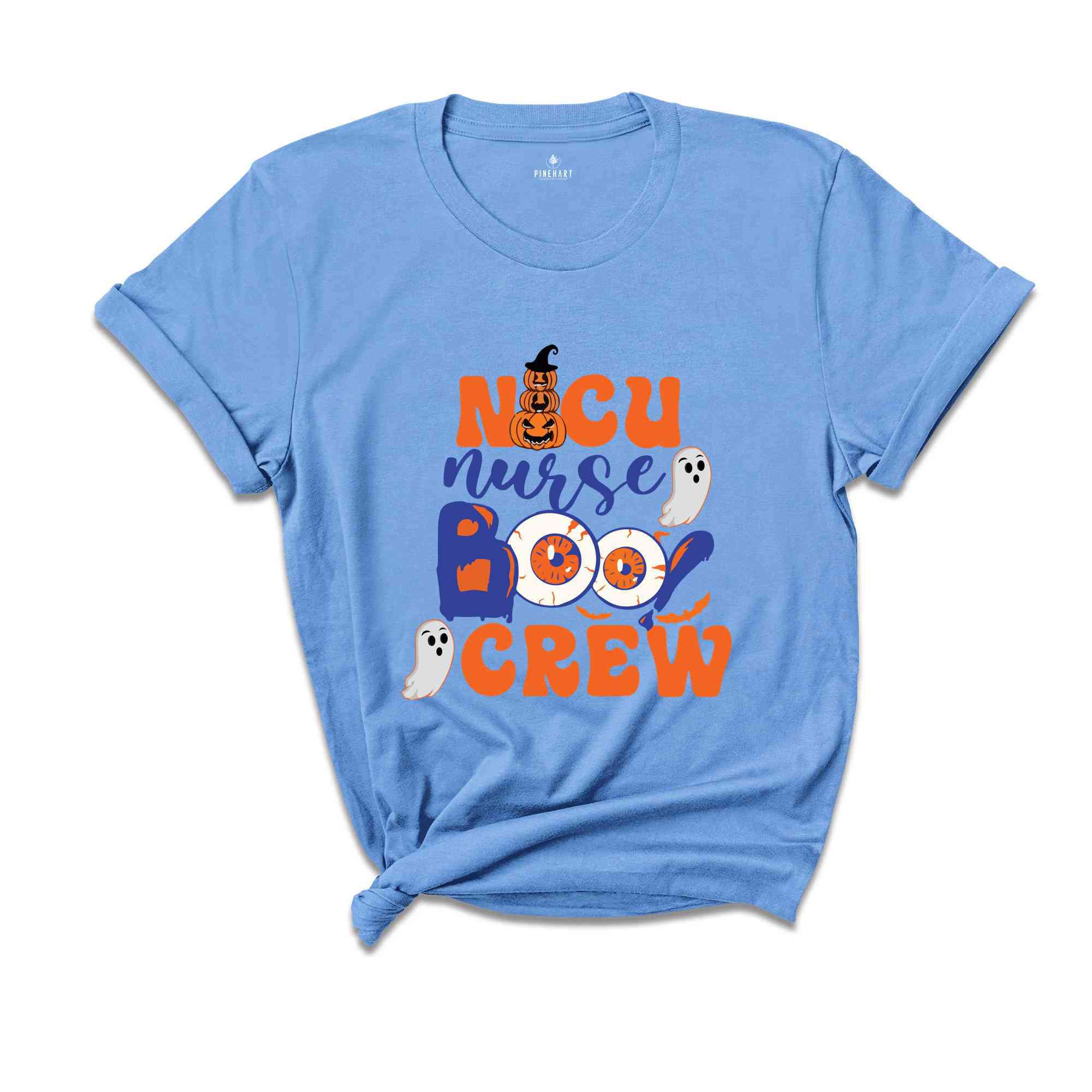 Spooky Neonatal Intensive Care Unit Nurse Gifts For Halloween, NICU Boo Crew Shirt, Halloween NICU Nurse Shirt