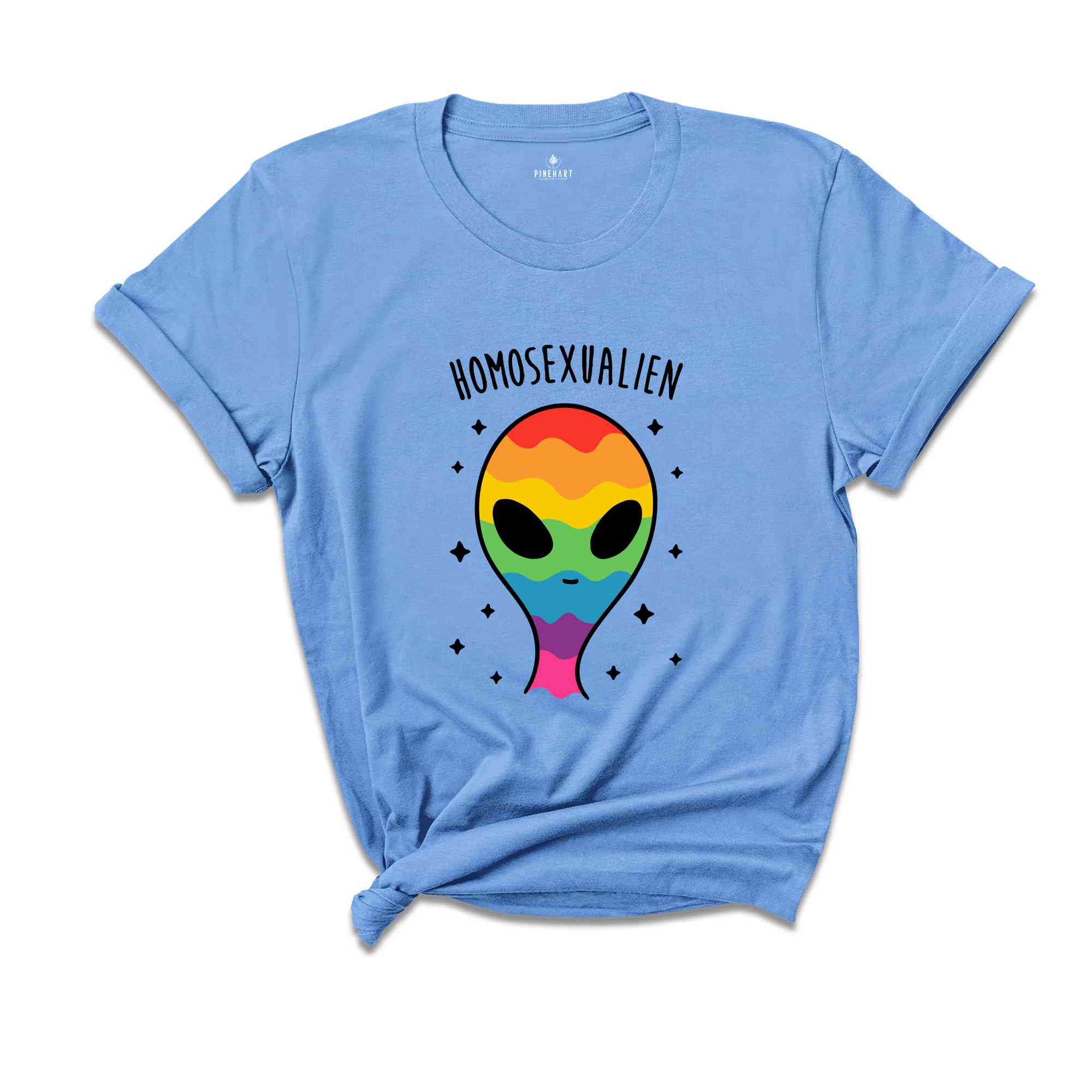 Homosexualien Shirt, Sarcastic Shirts, Funny Pride Month Shirt, Straight Tshirt, Rainbow Pride Shirt, Gaylien Shirt, Funny LGBTQ Shirt