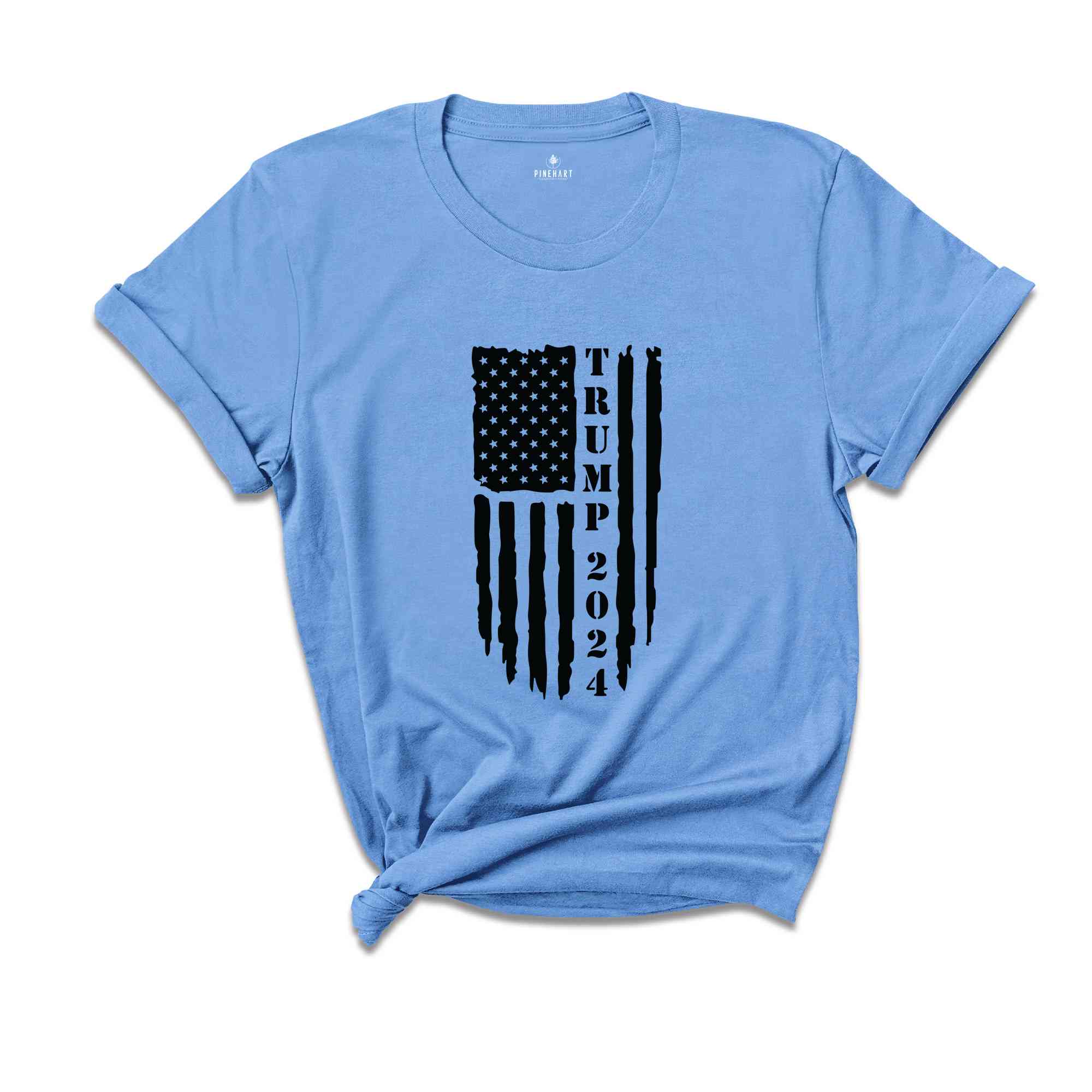 Trump 2024 American Flag T-Shirt, Trump Shirt, Election T-Shirt, Patriotic Gifts, Trump Voting Shirt, Republican Shirt